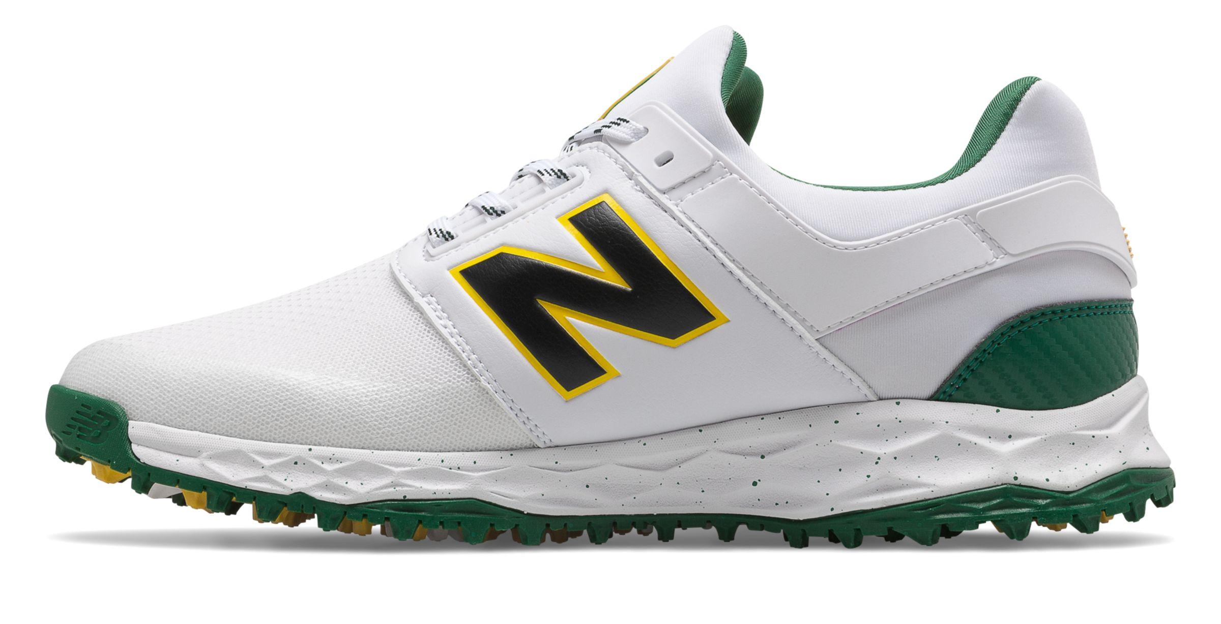 New Balance Fresh Foam Linkssl Golf Shoes in White/Green/Yellow (White) for  Men | Lyst