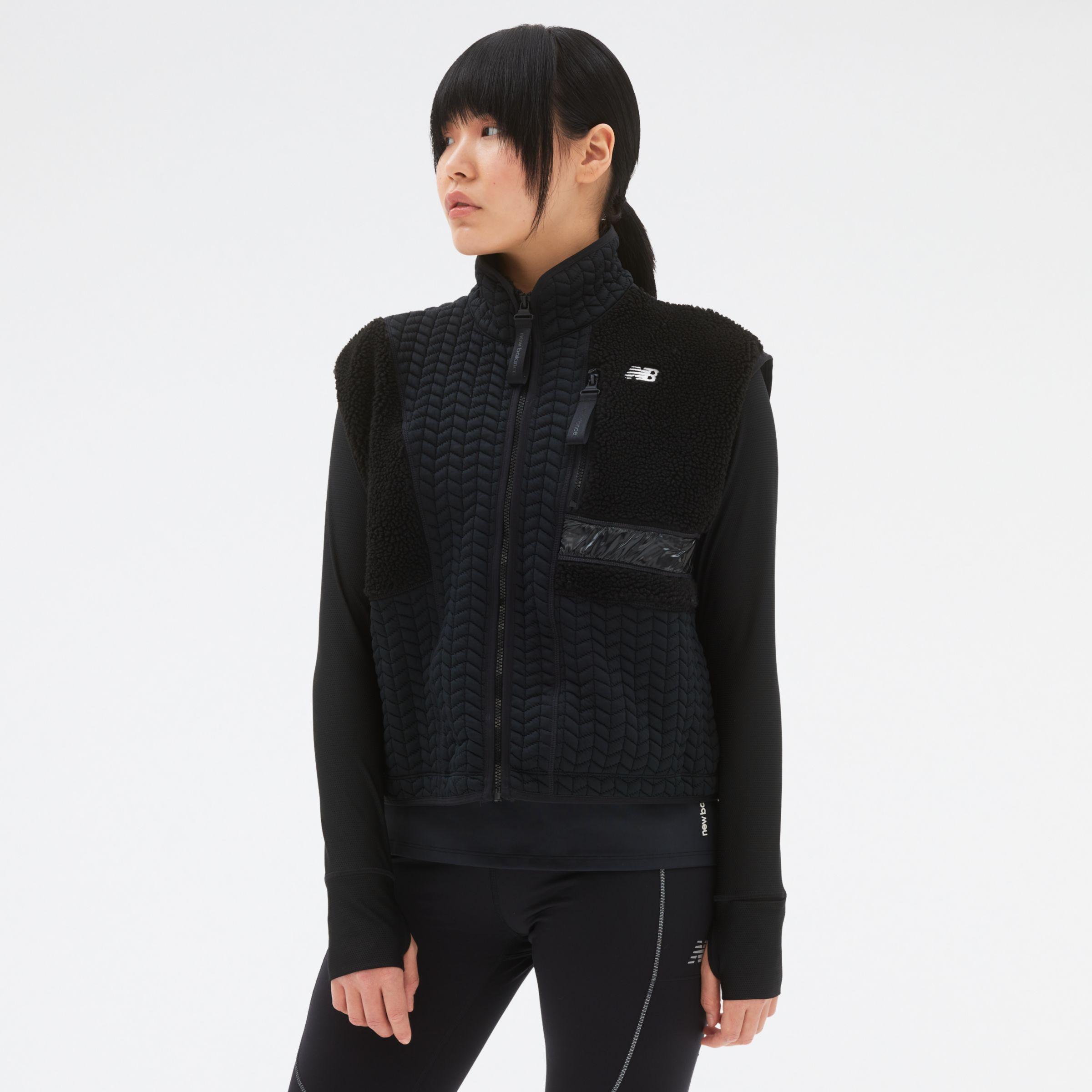 New Balance Nb Heatloft Vest in Black | Lyst