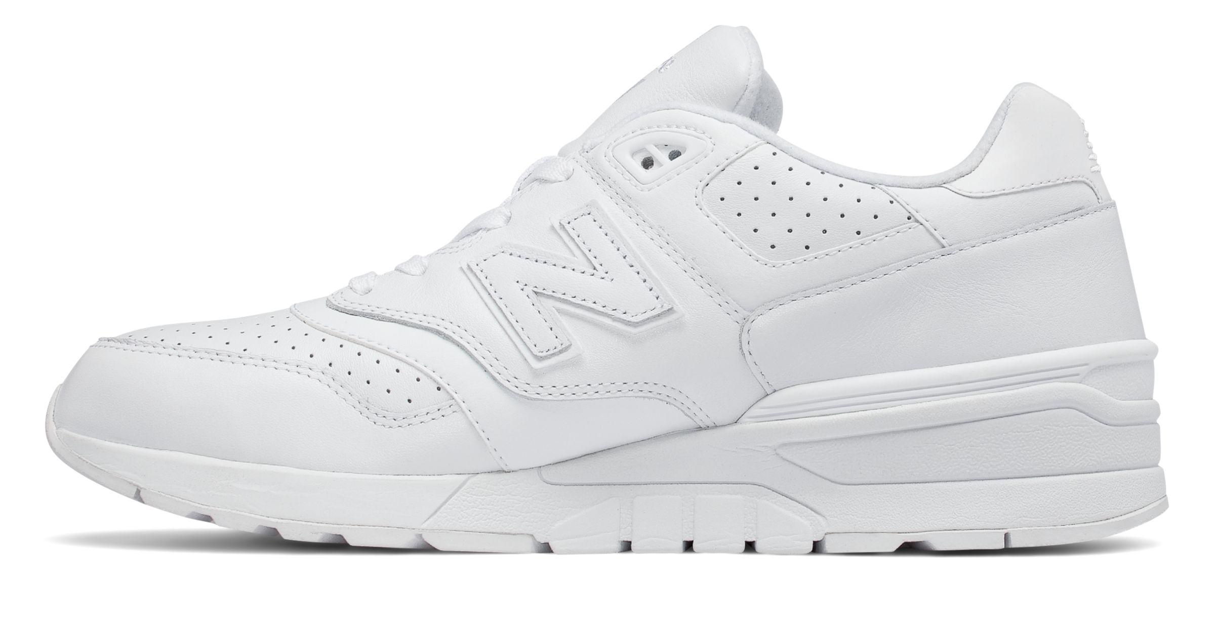 New Balance 597 Leather in White - Lyst