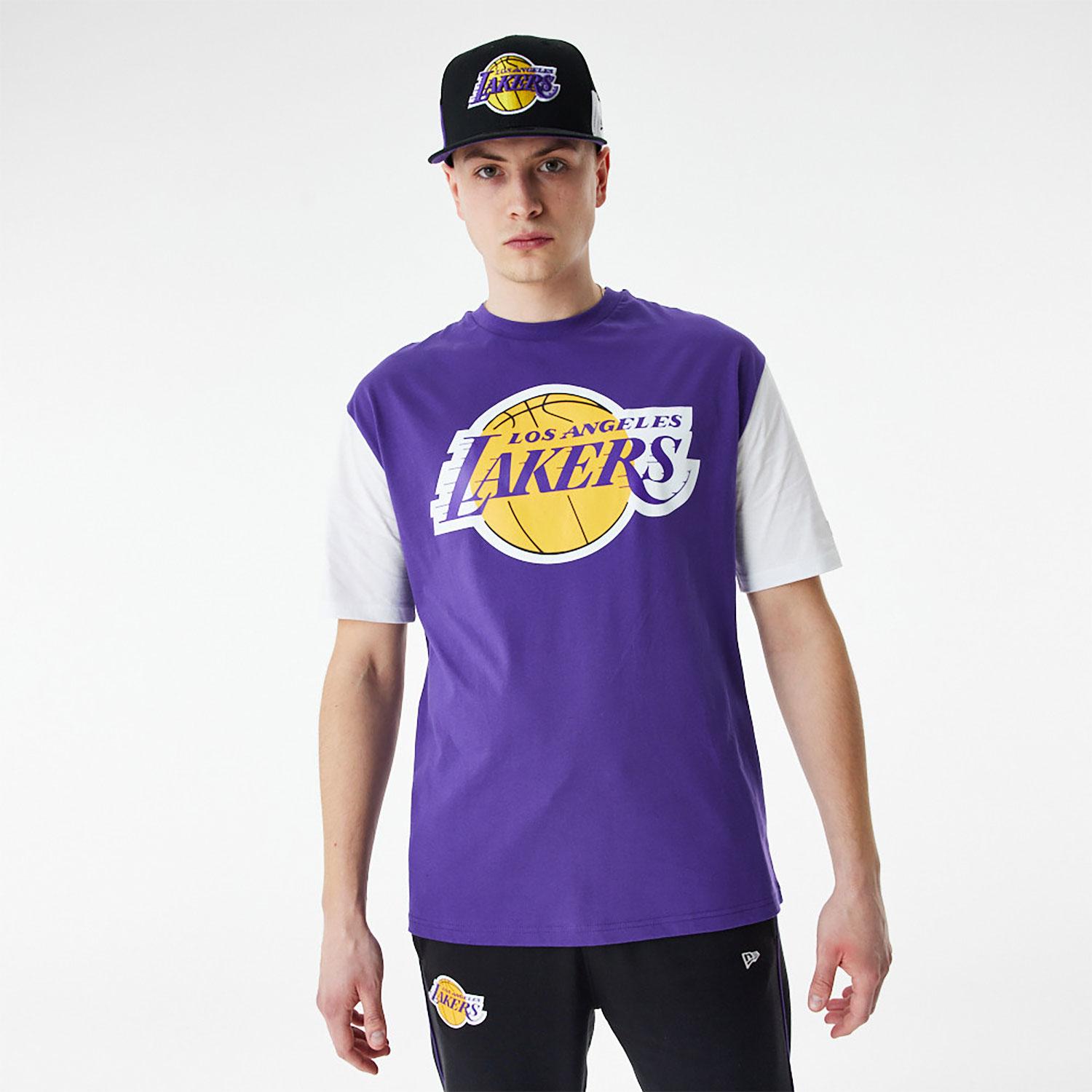 KTZ La Lakers Nba Colour Block Oversized T-shirt in Purple for Men