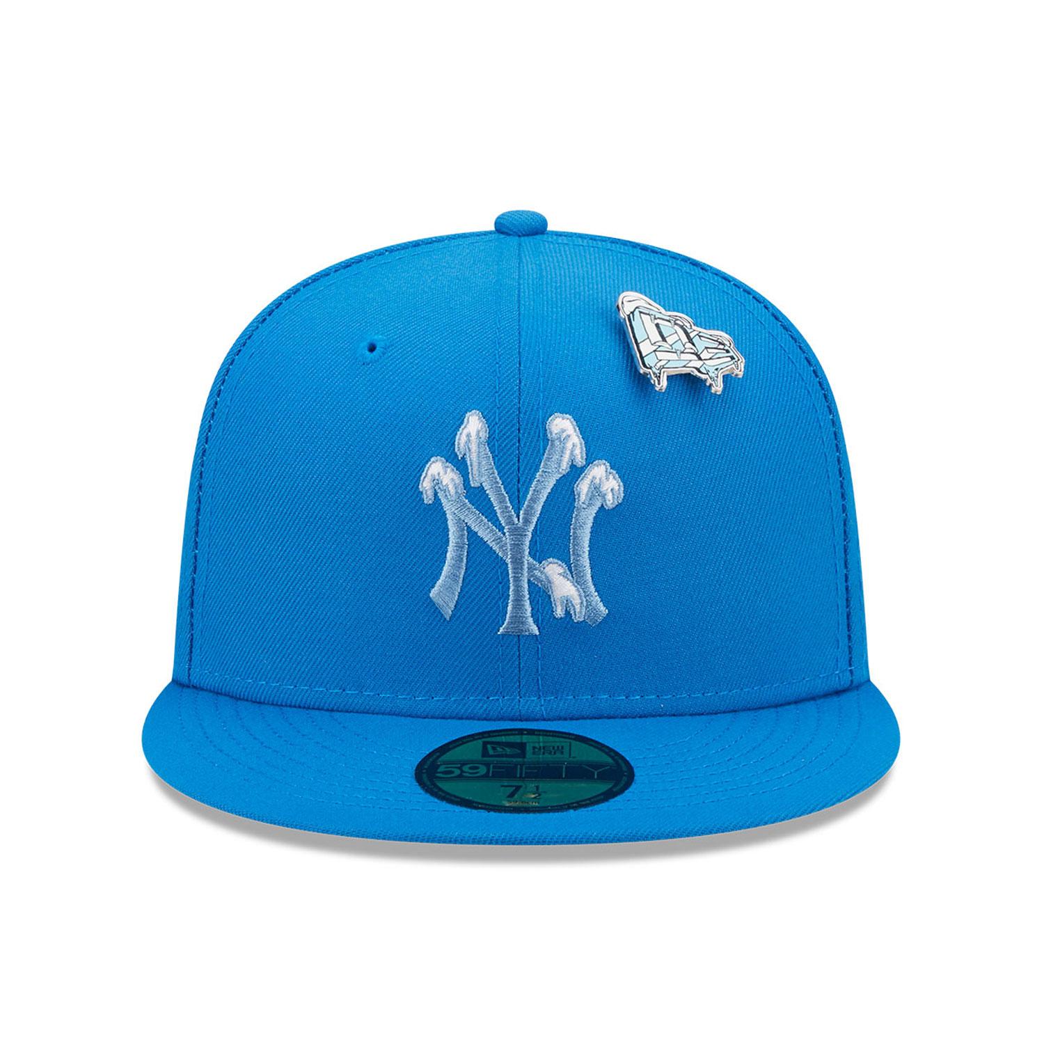 New York Yankees Blue Basic 59FIFTY Fitted Hat – New Era Cap, new era