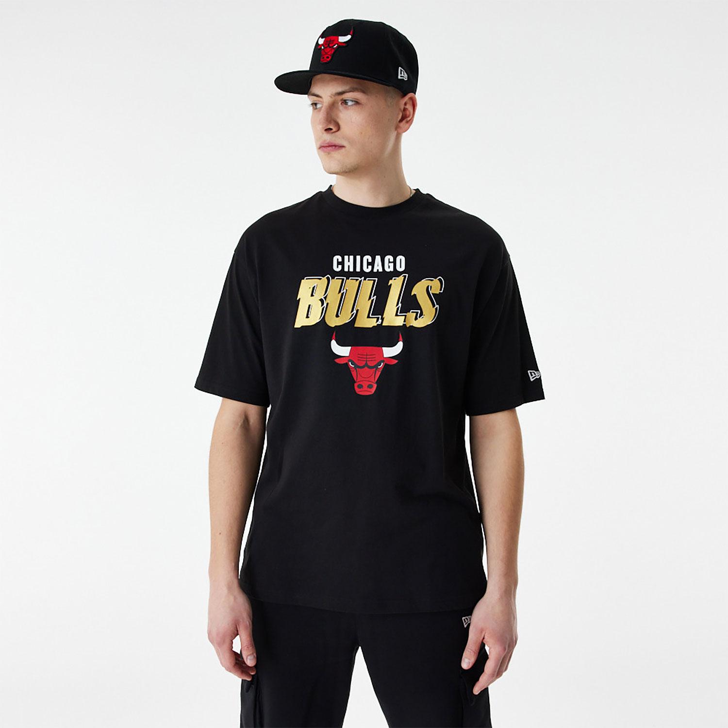 T-shirt New Era Chicago Bulls NBA Script Oversized T-Shirt