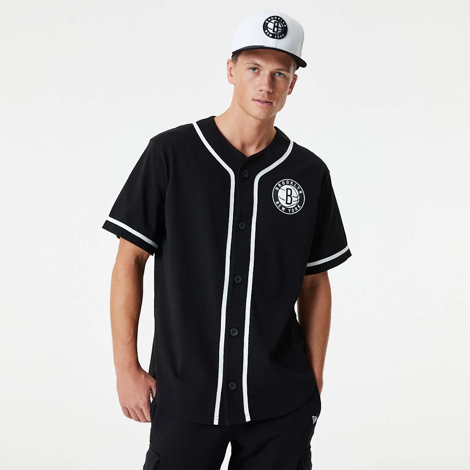 KTZ Brooklyn Nets Nba Baseball Jersey T-shirt in Black for Men