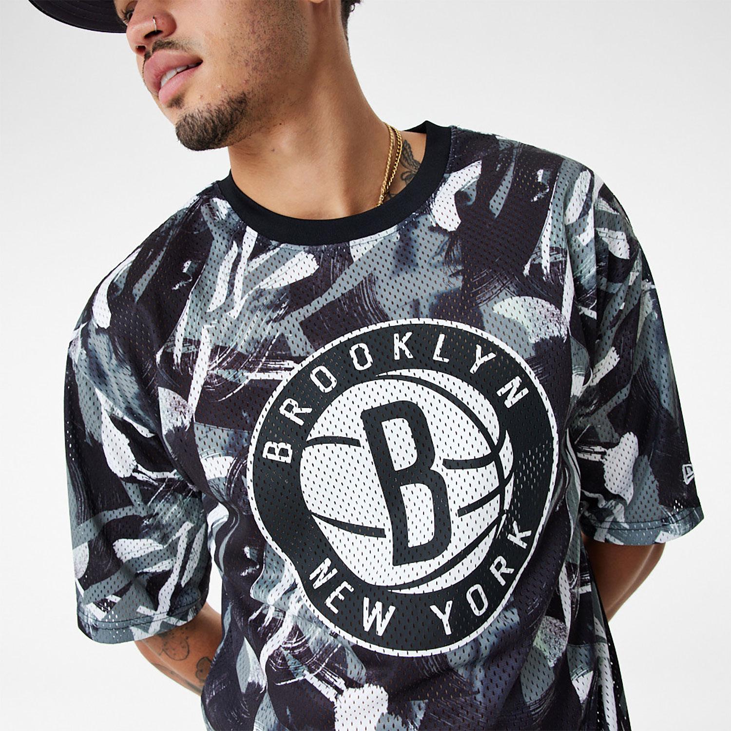 KTZ Brooklyn Nets Nba Baseball Jersey T-shirt in Black for Men