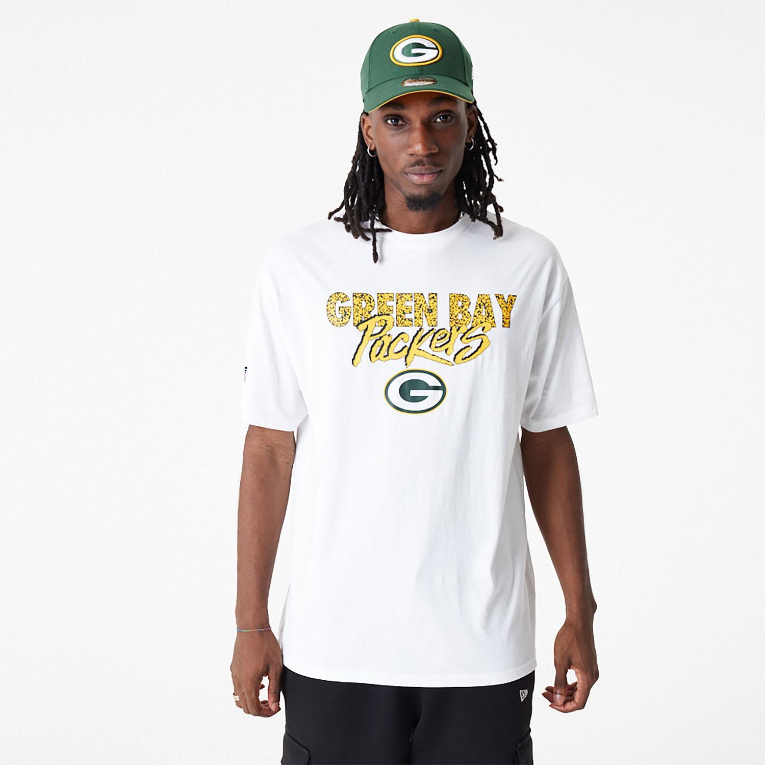 New era Green Bay Packers NFL Script Mesh Short Sleeve T-Shirt