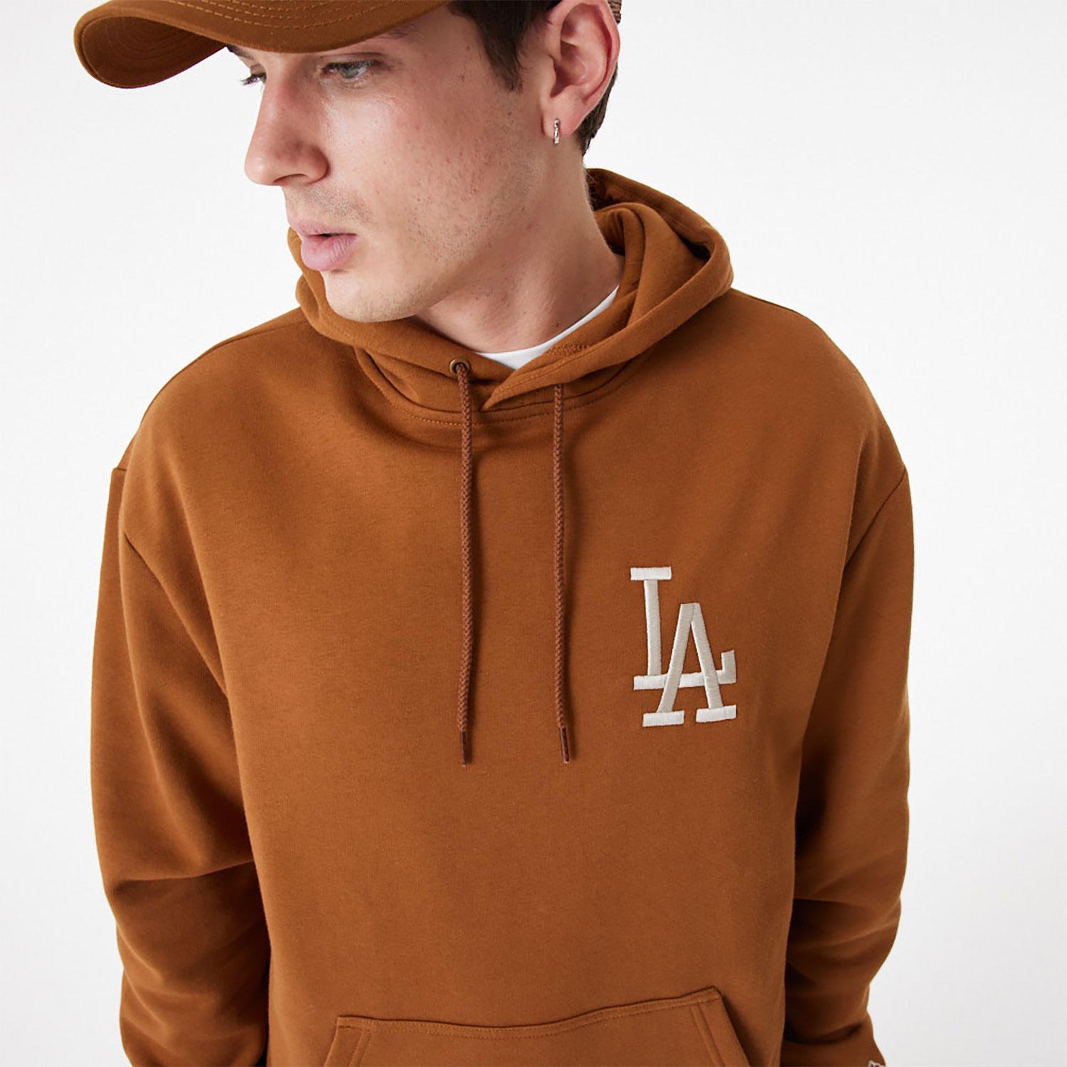 KTZ La Dodgers League Essential Oversized Hoodie in Brown for Men