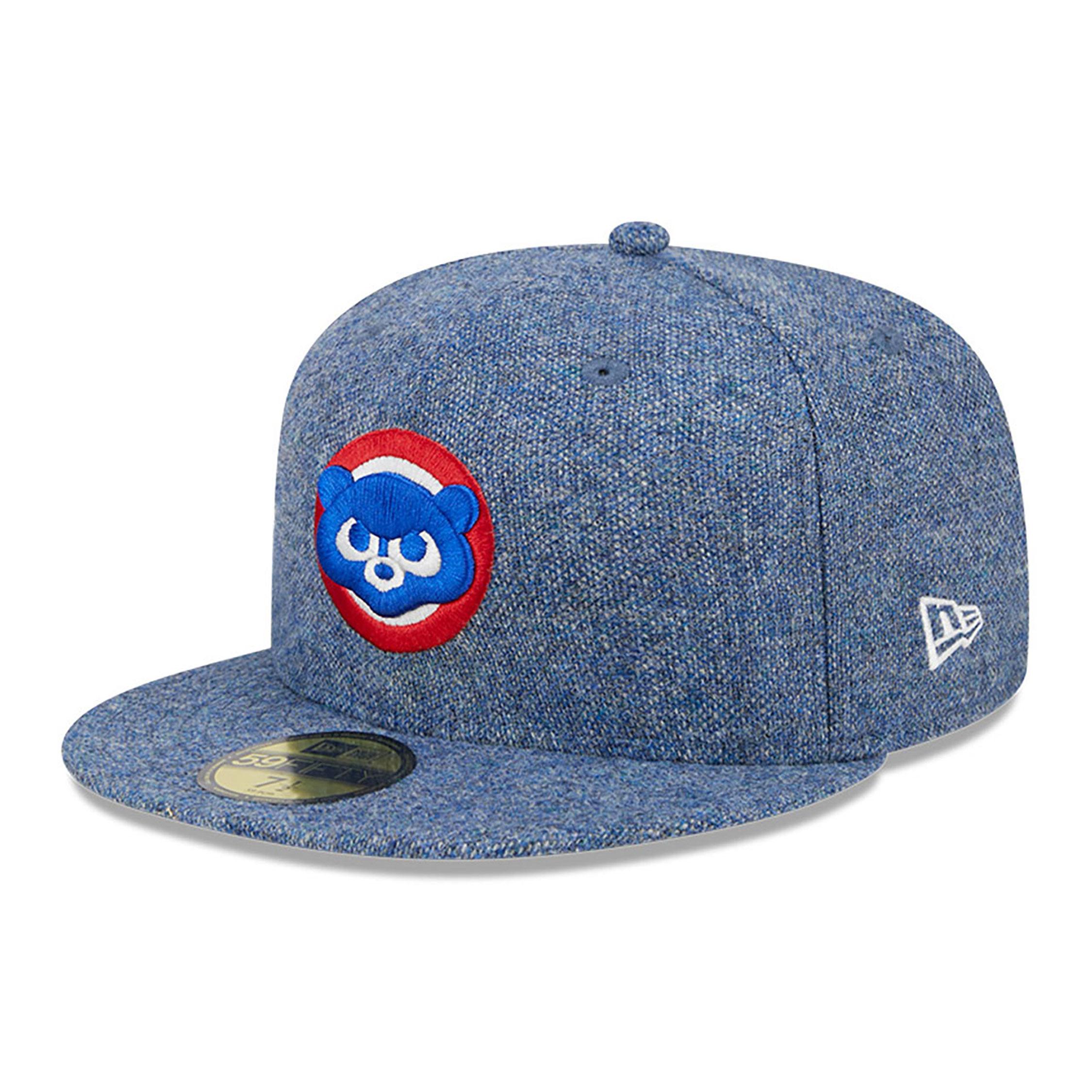 Fitted cubs hat top