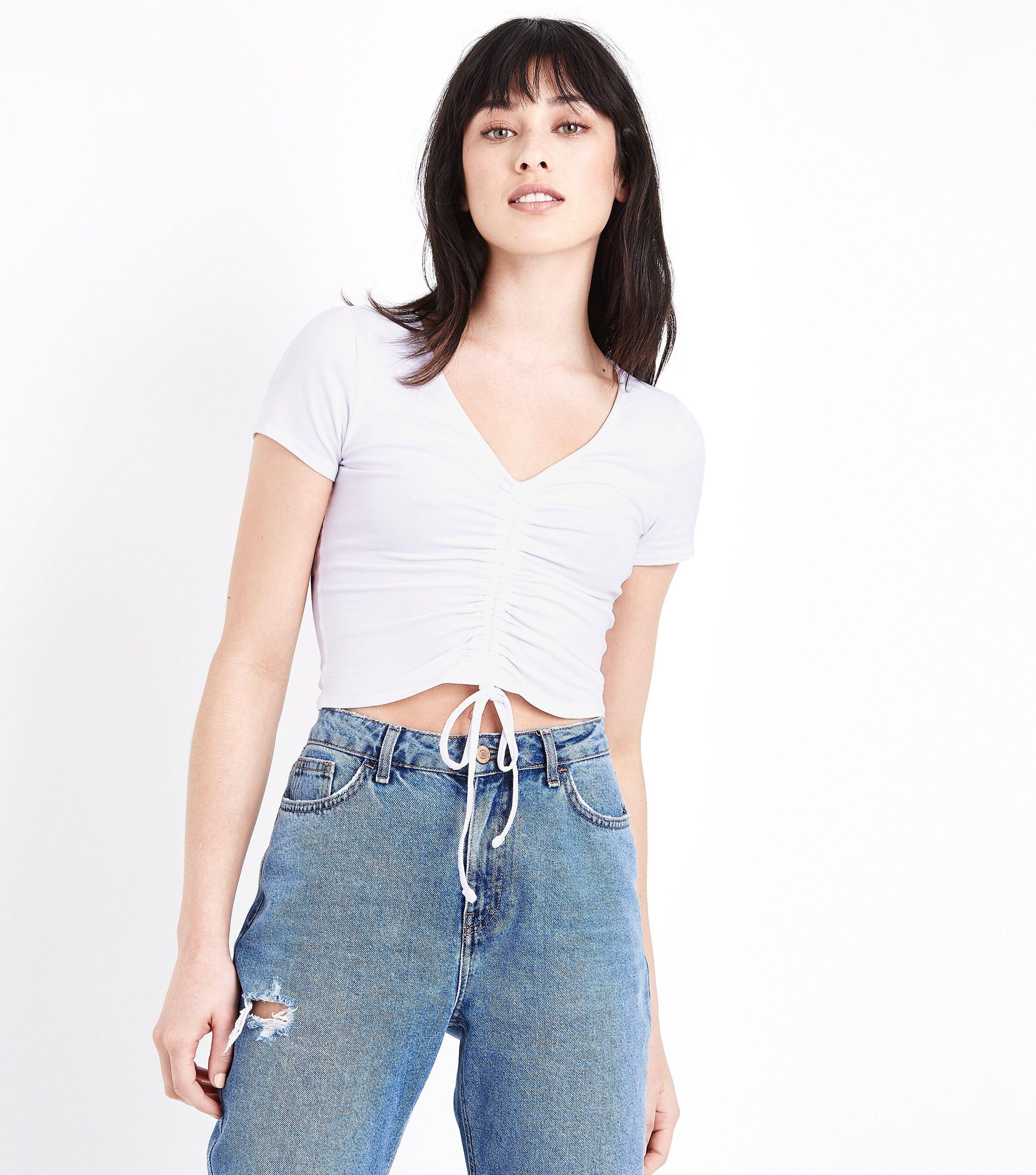 ruched t shirt