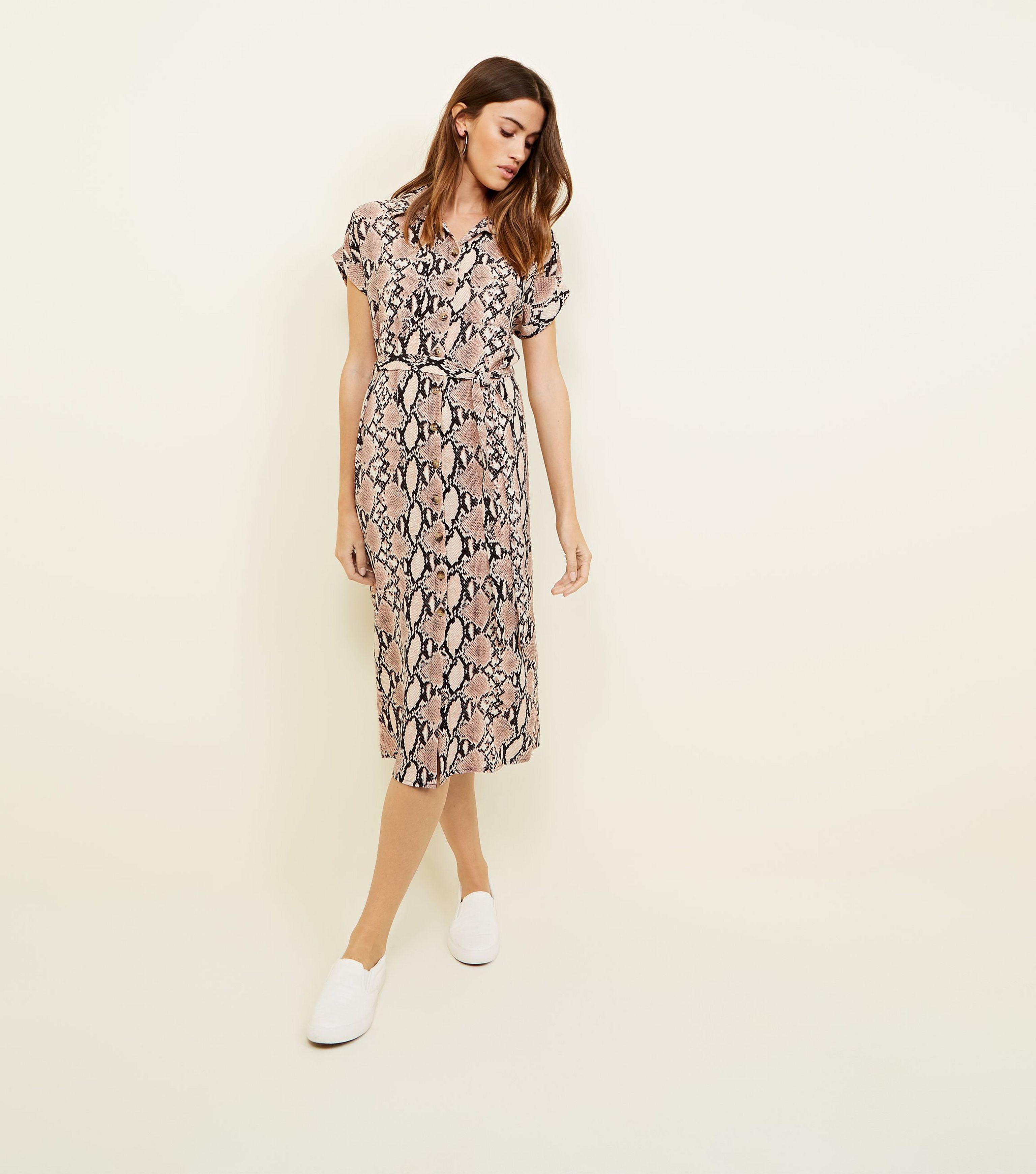 new look snake print jumpsuit
