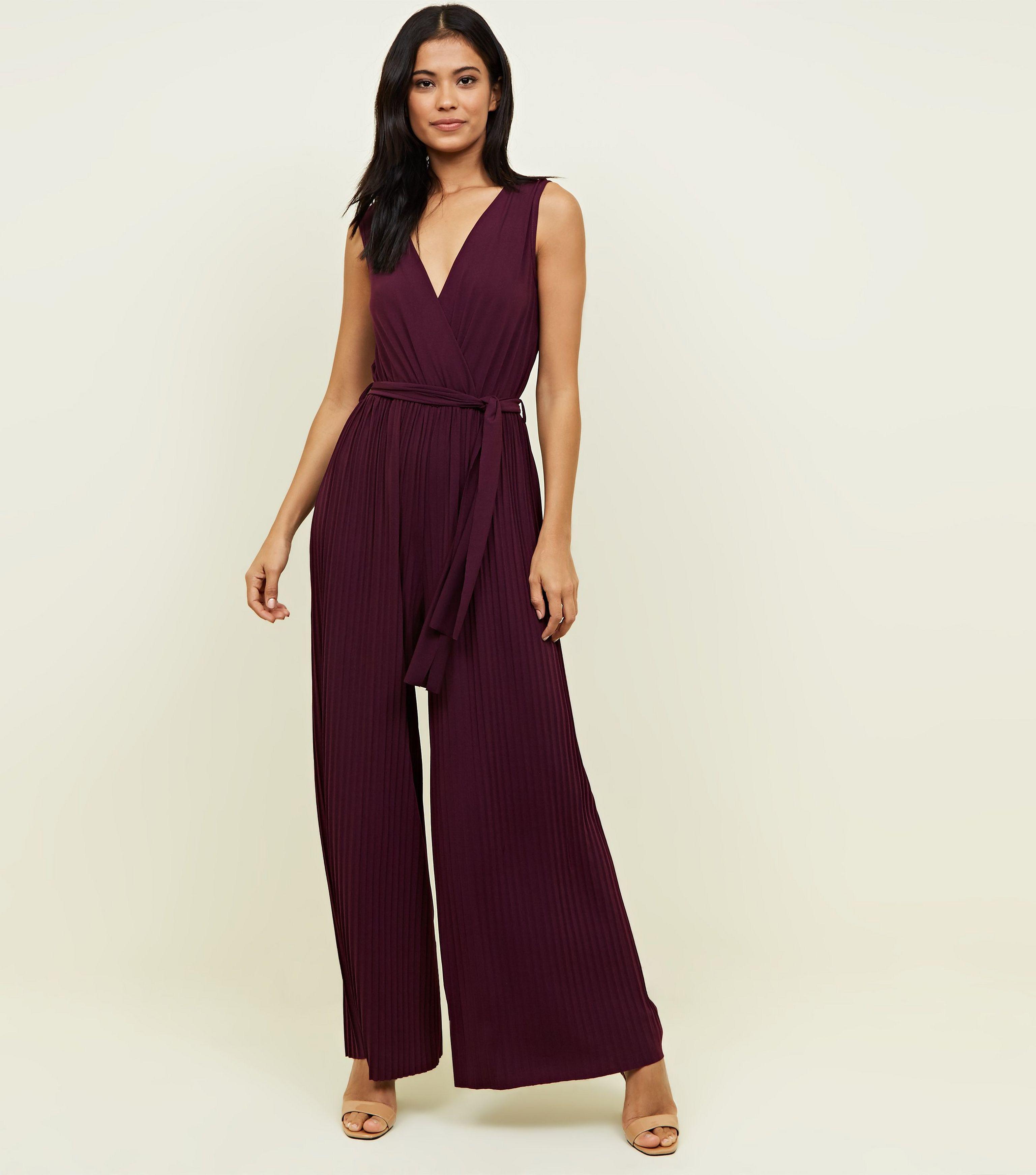 ax paris pleated jumpsuit