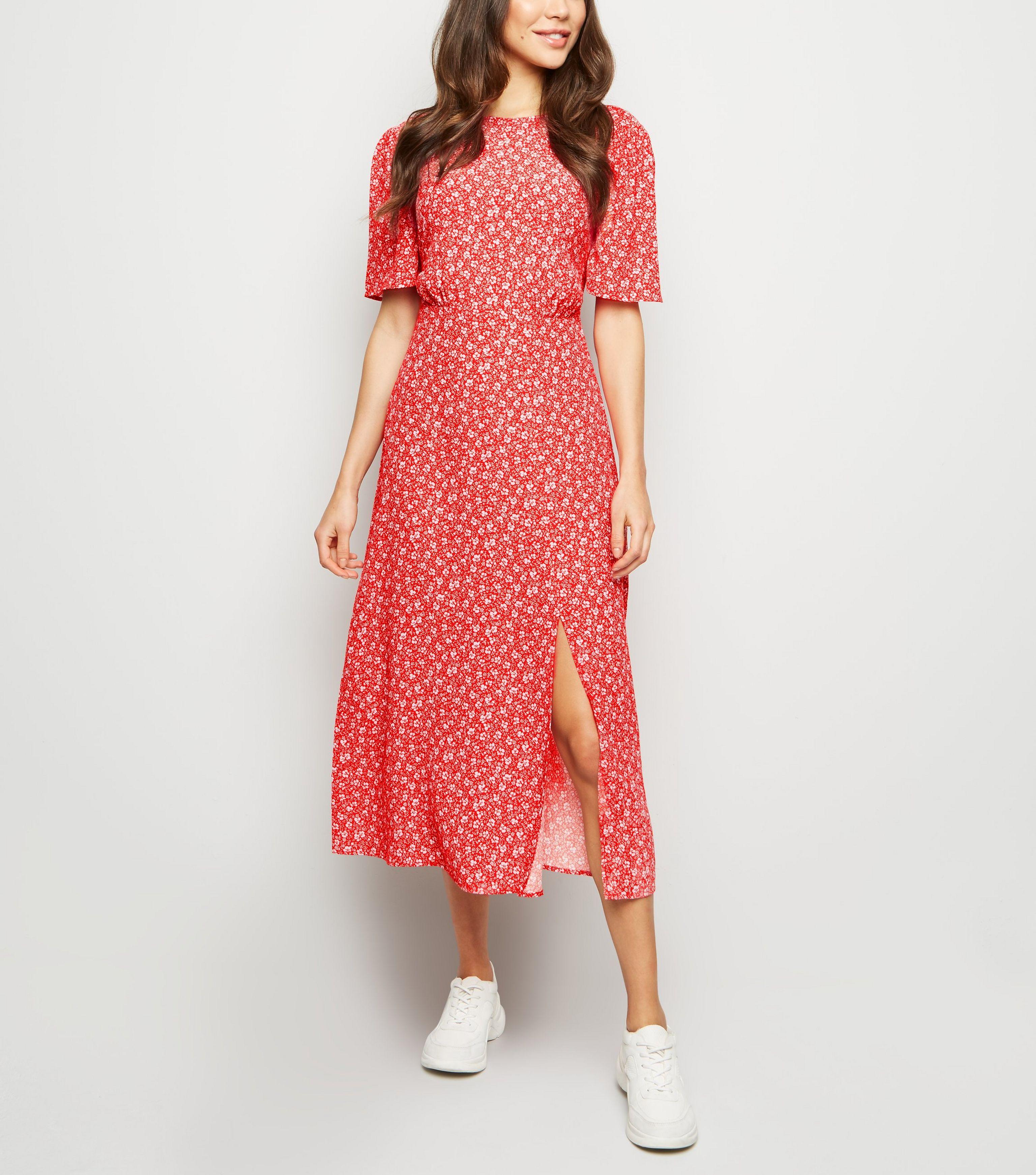 New Look Ditsy Floral Dress Online ...