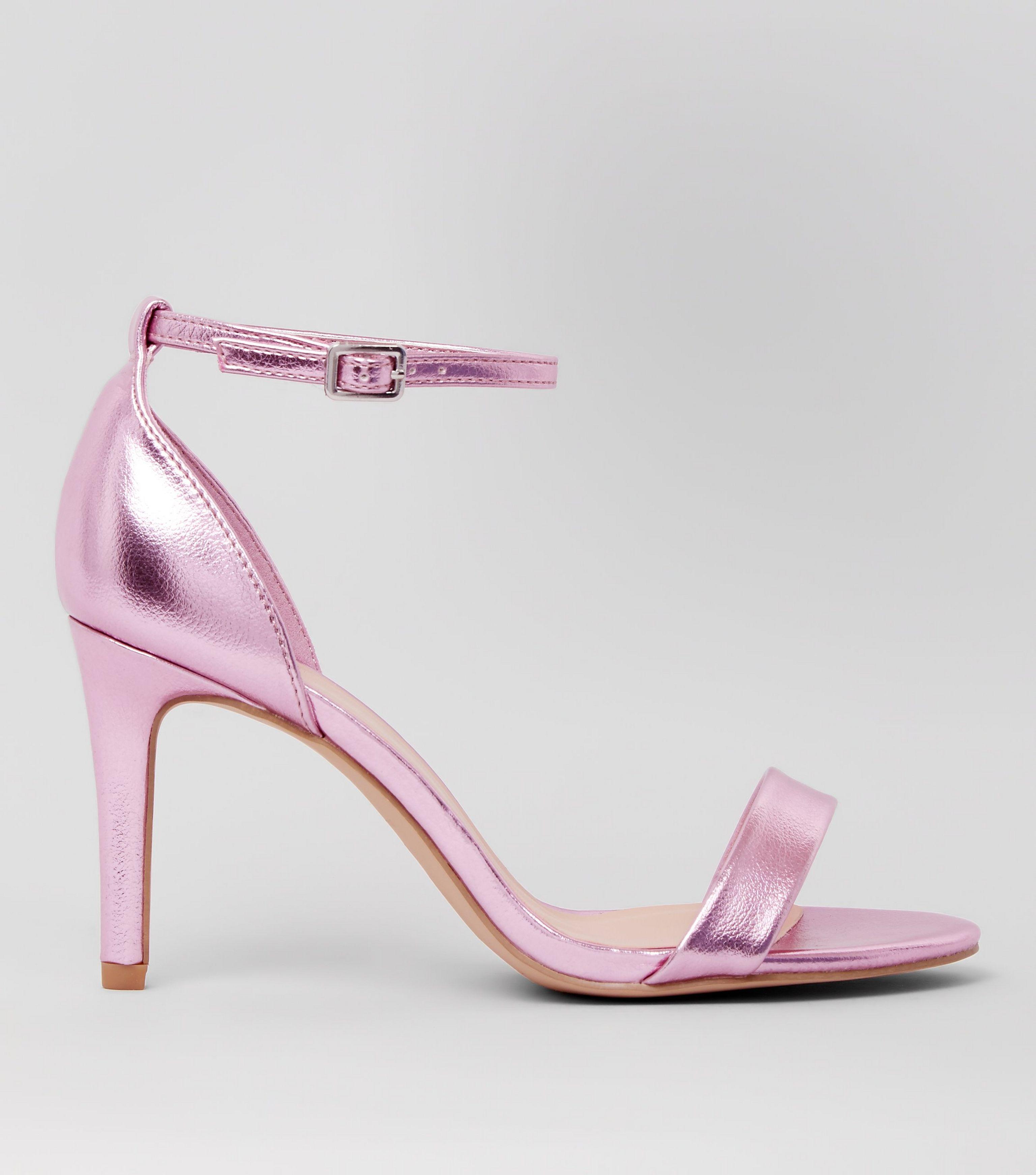 new look pink heels
