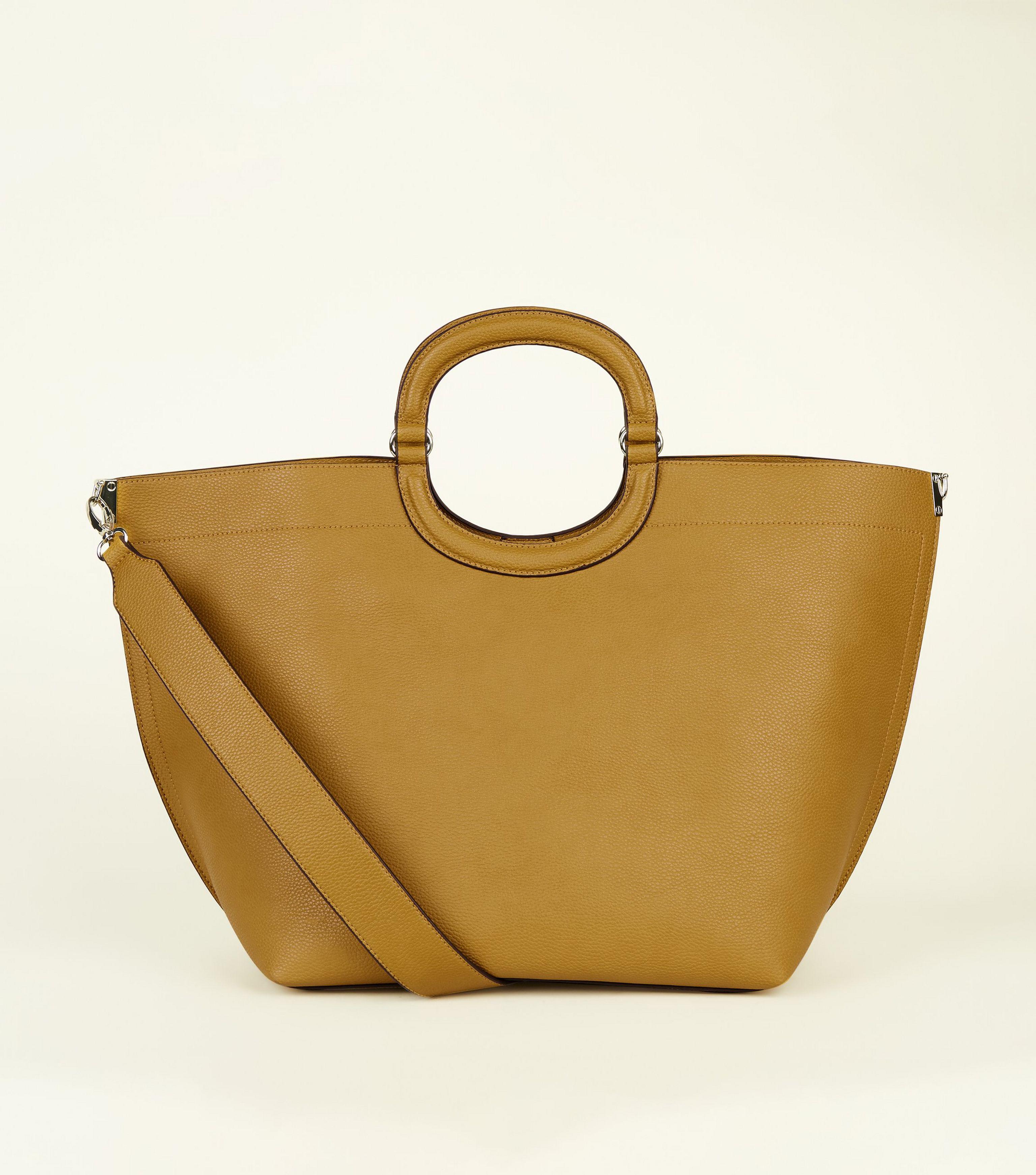 new look mustard handbag