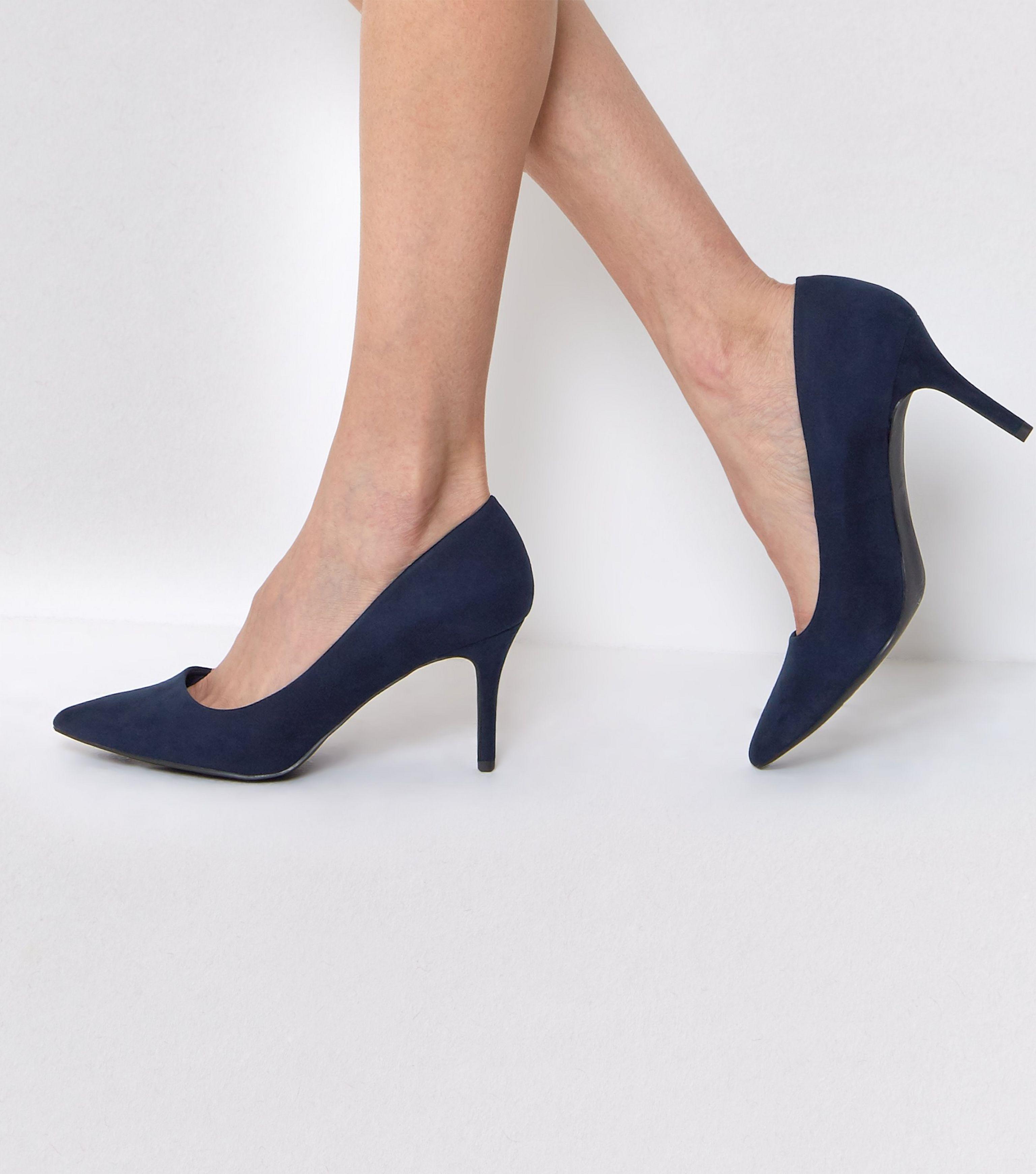 new look navy shoes