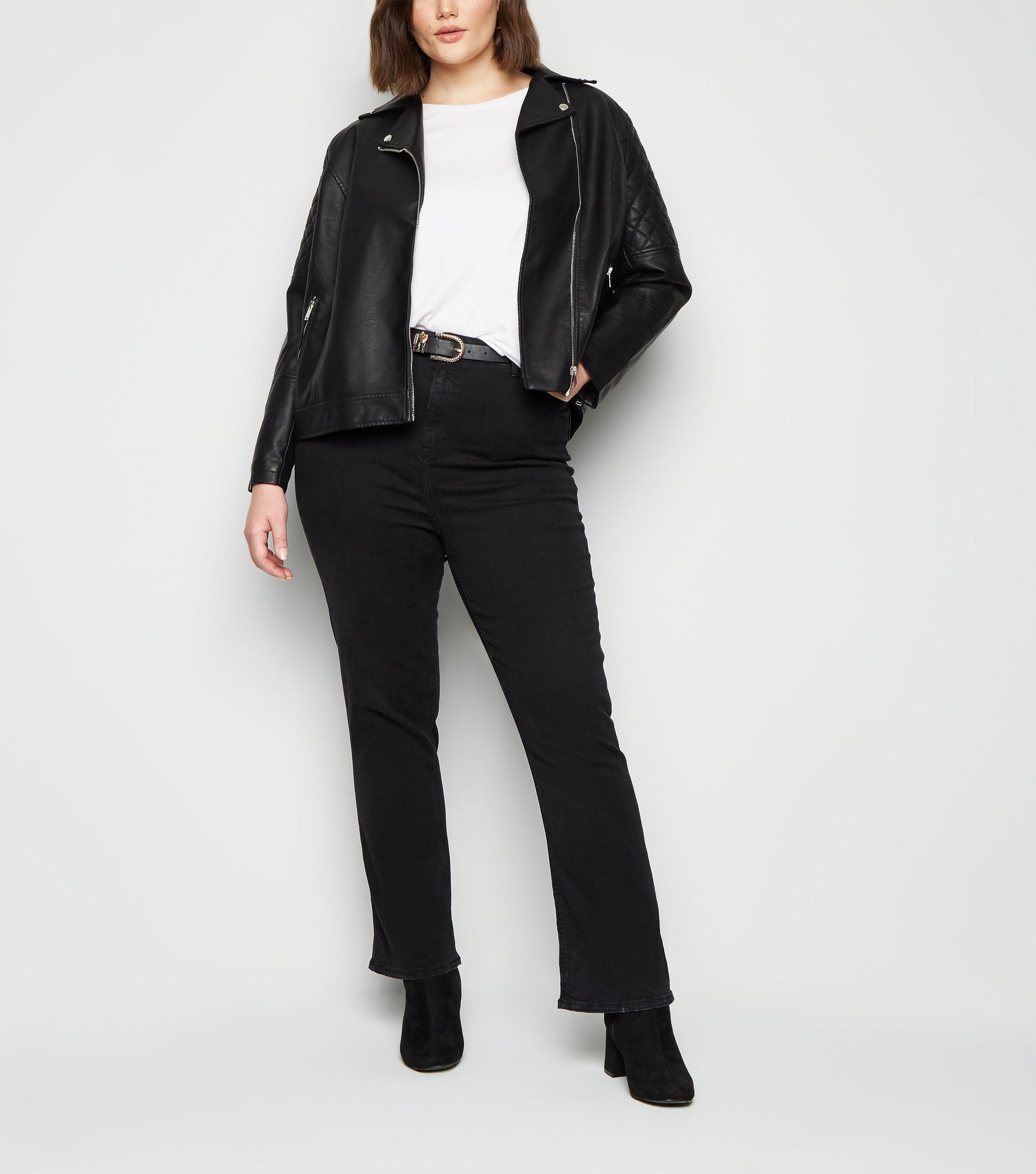 new look curves bootcut jeans