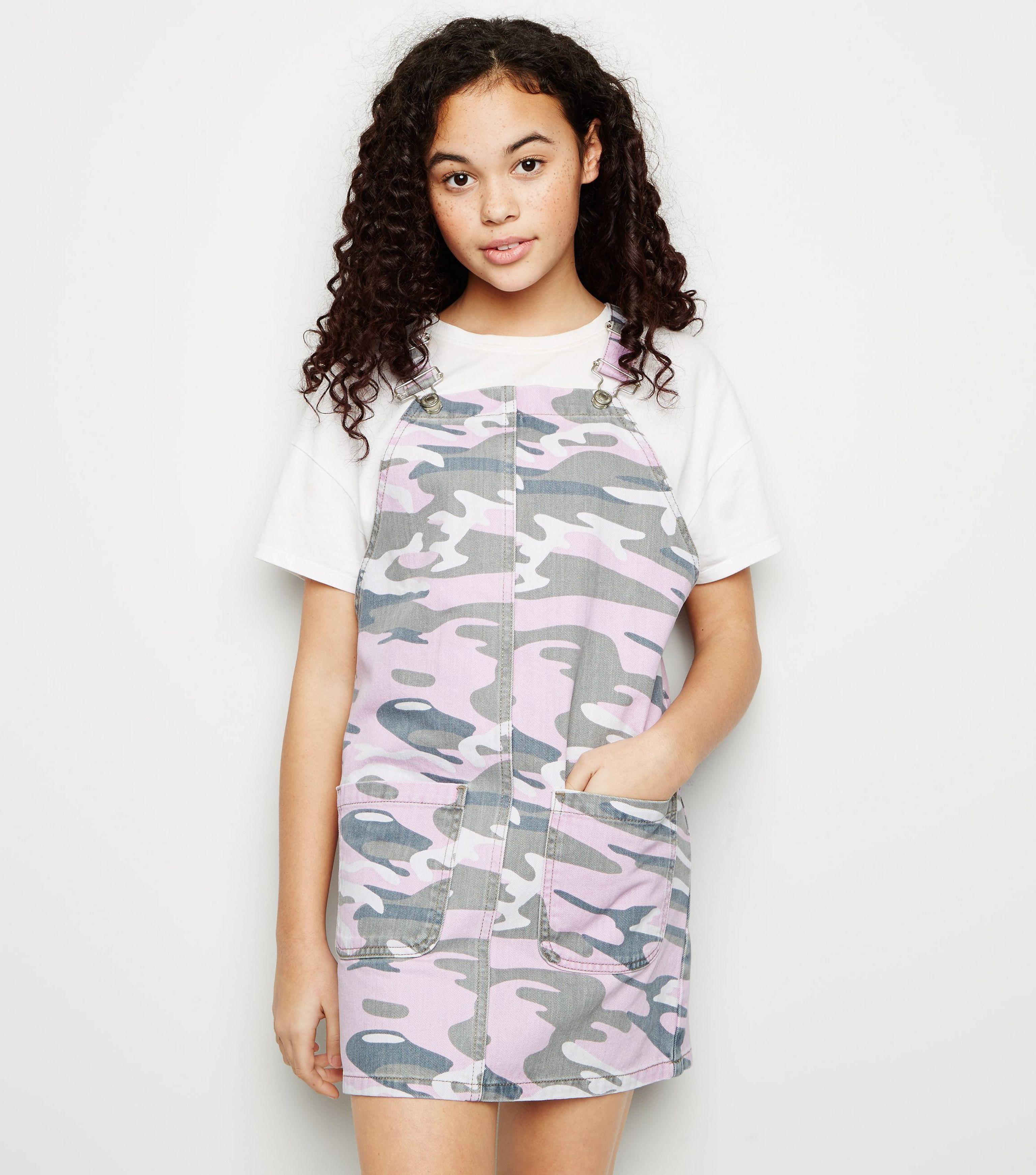 camo pinafore