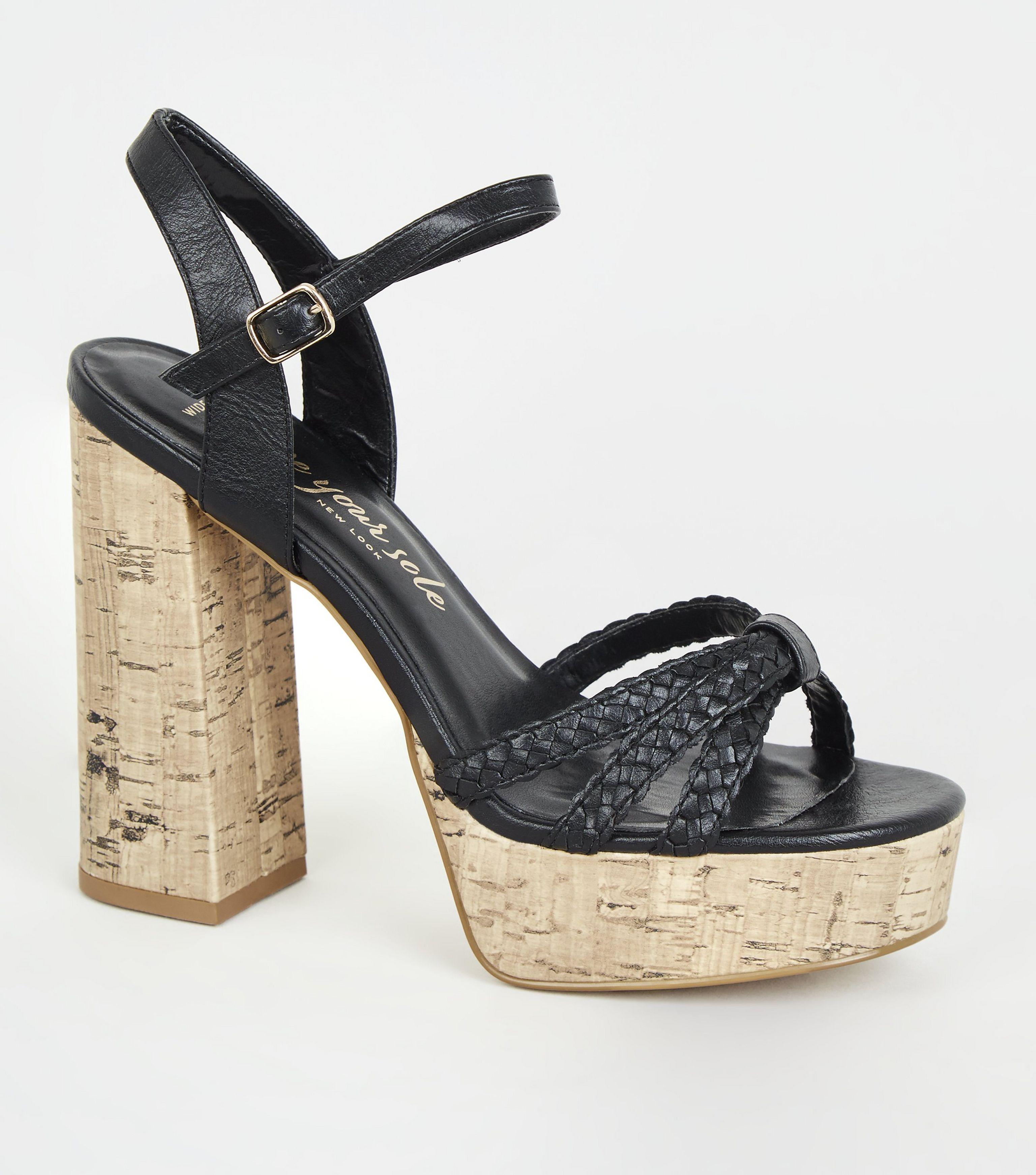 cork stilettos
