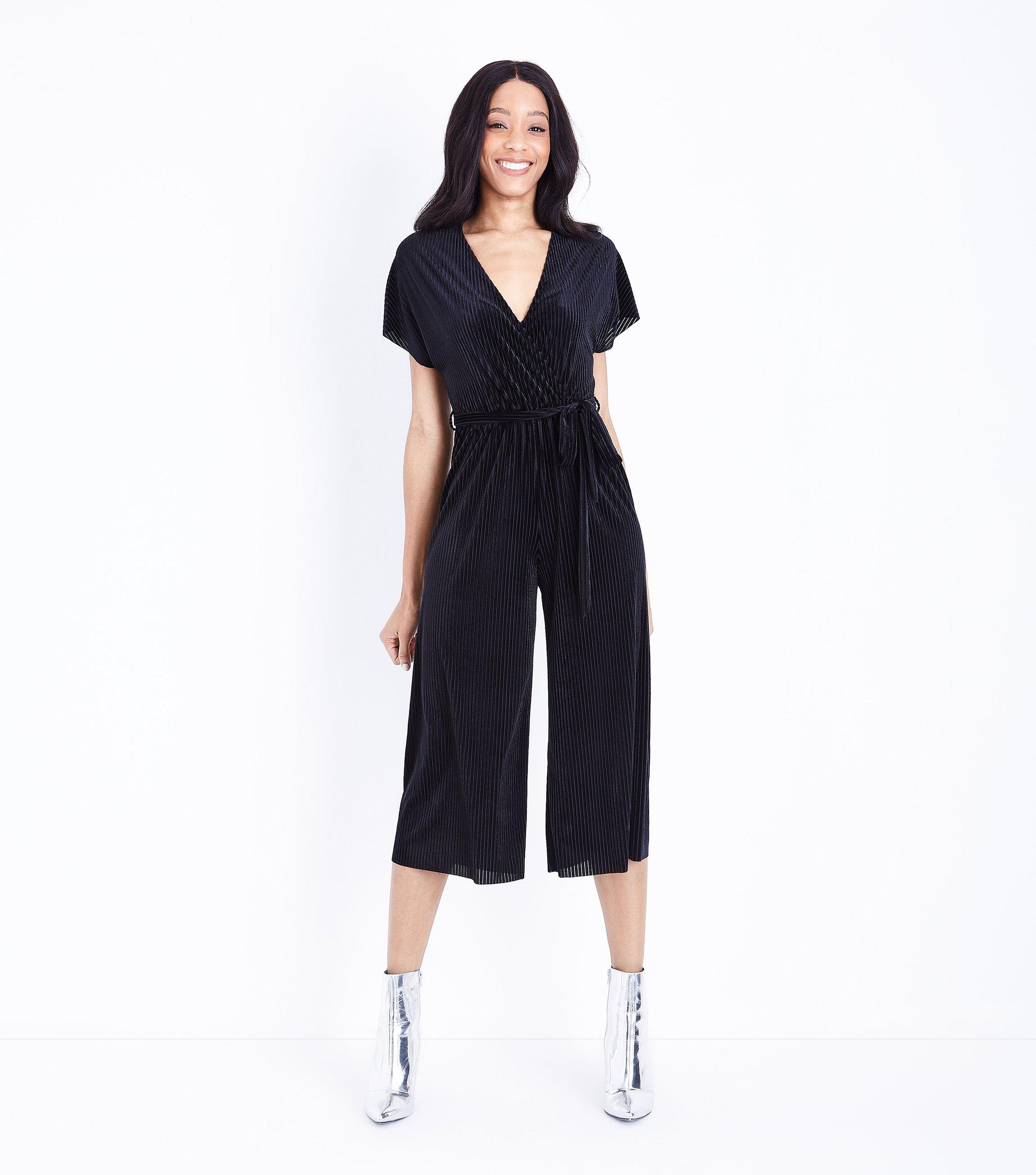 new look velvet jumpsuit