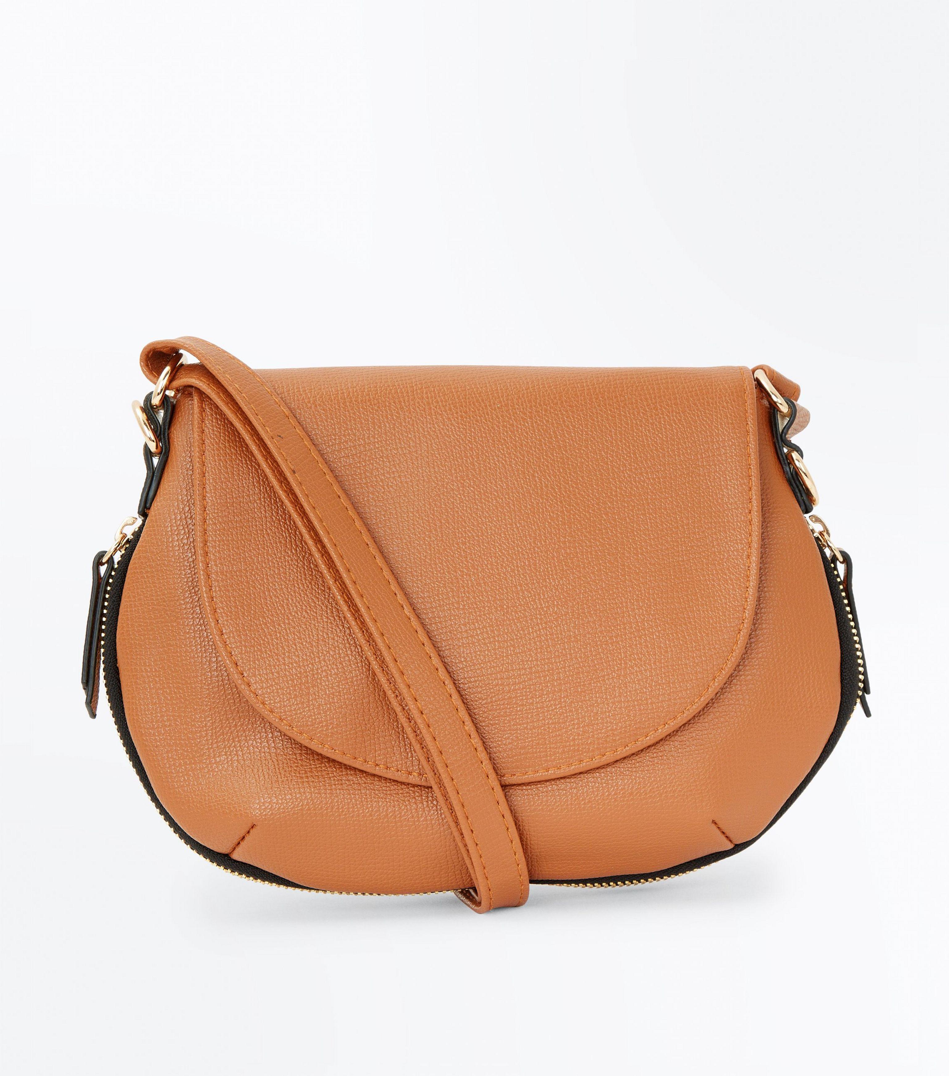 new look tan bag
