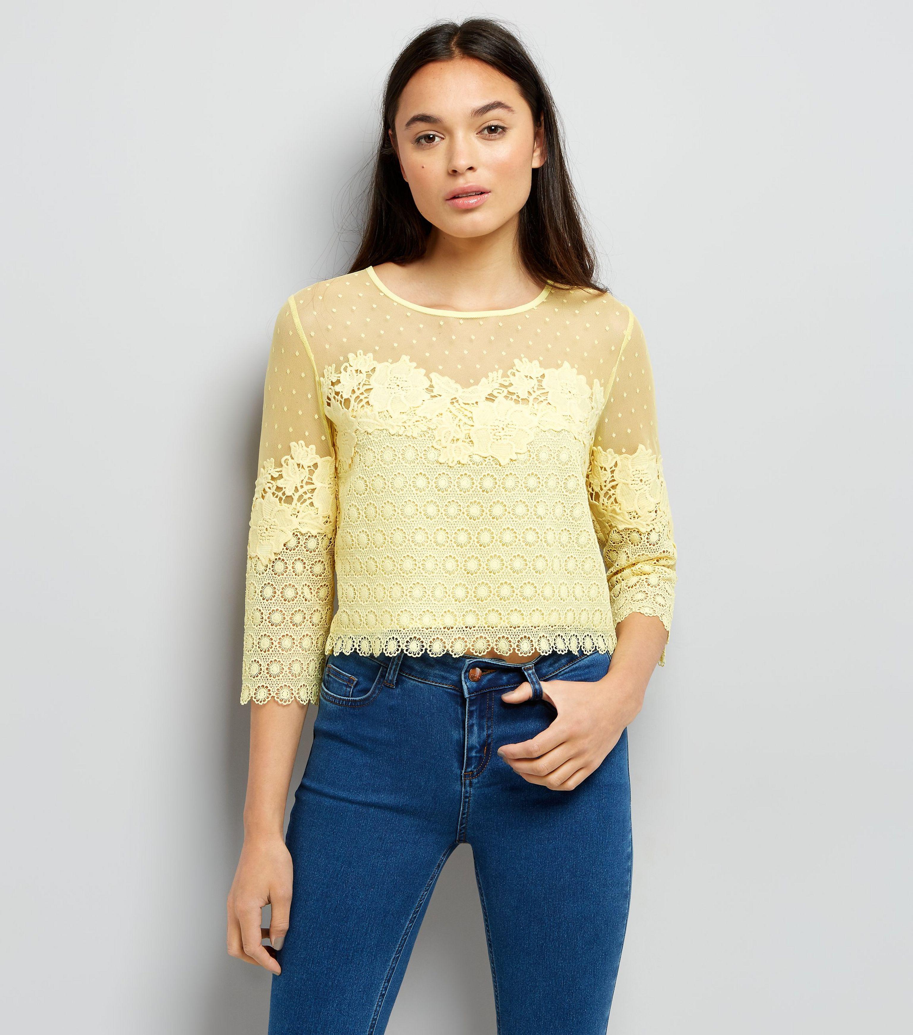 new look yellow top