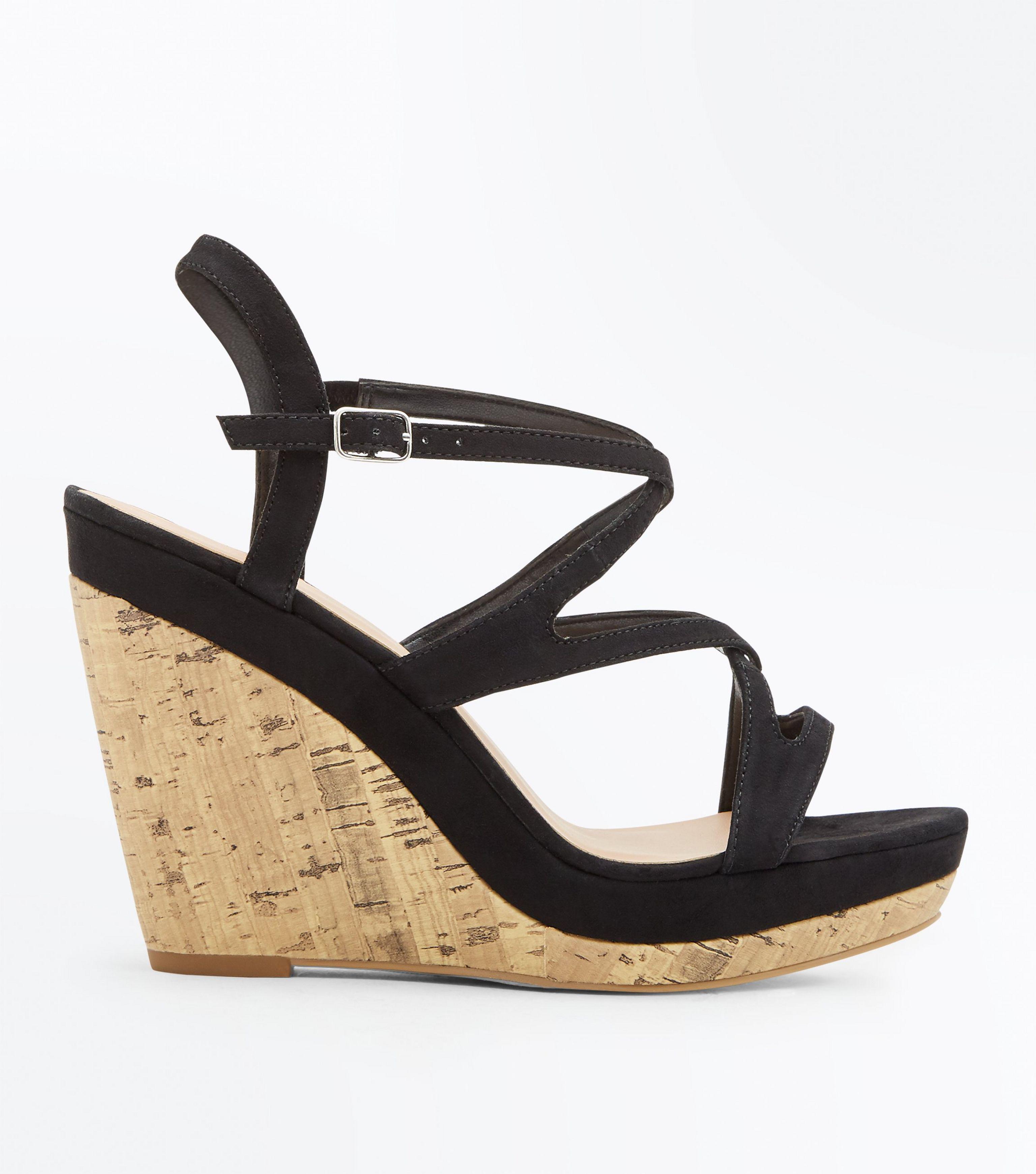 new look platform wedges