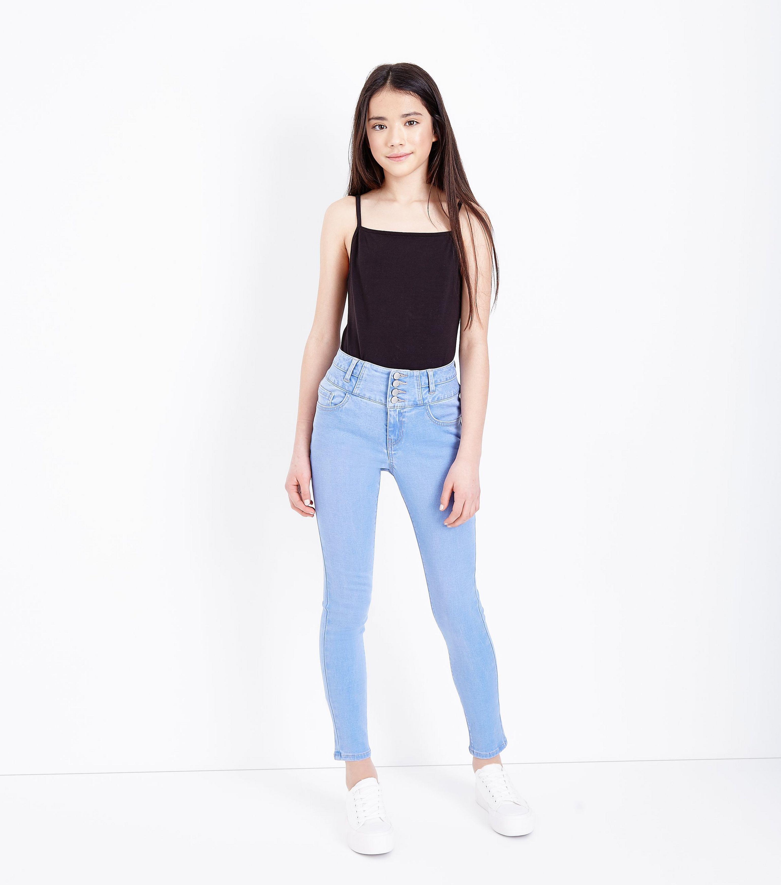 high waist jeans for girls
