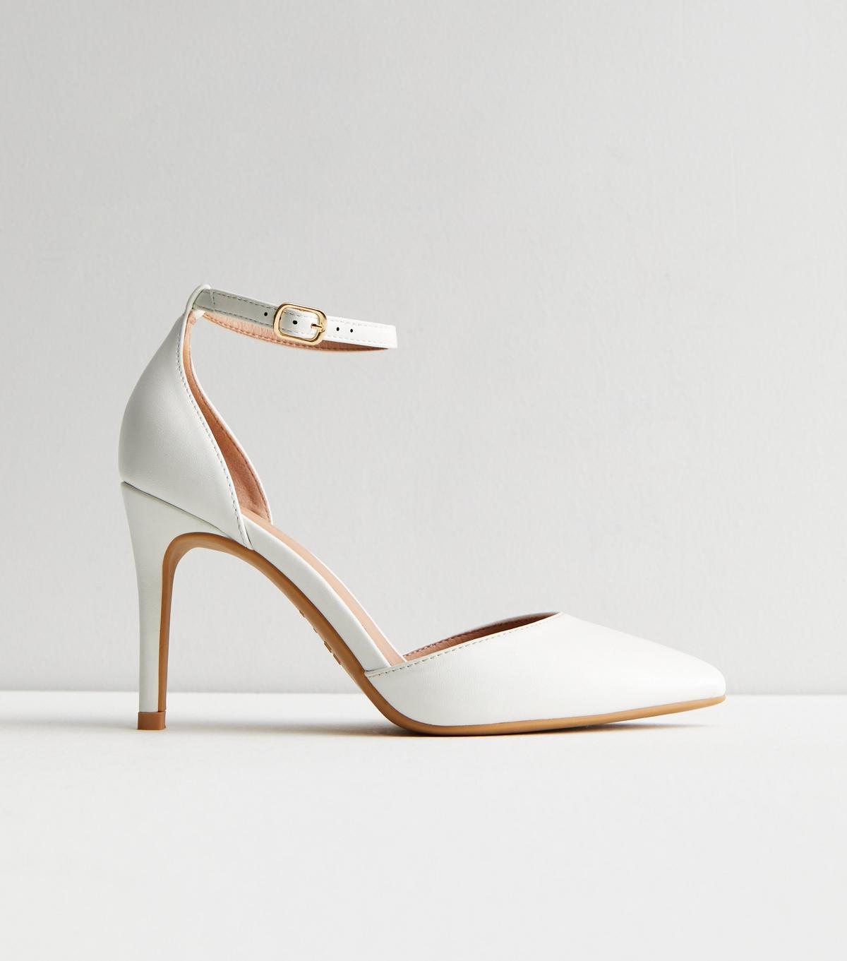 New Look Stiletto Heel Court Shoes in White Lyst UK