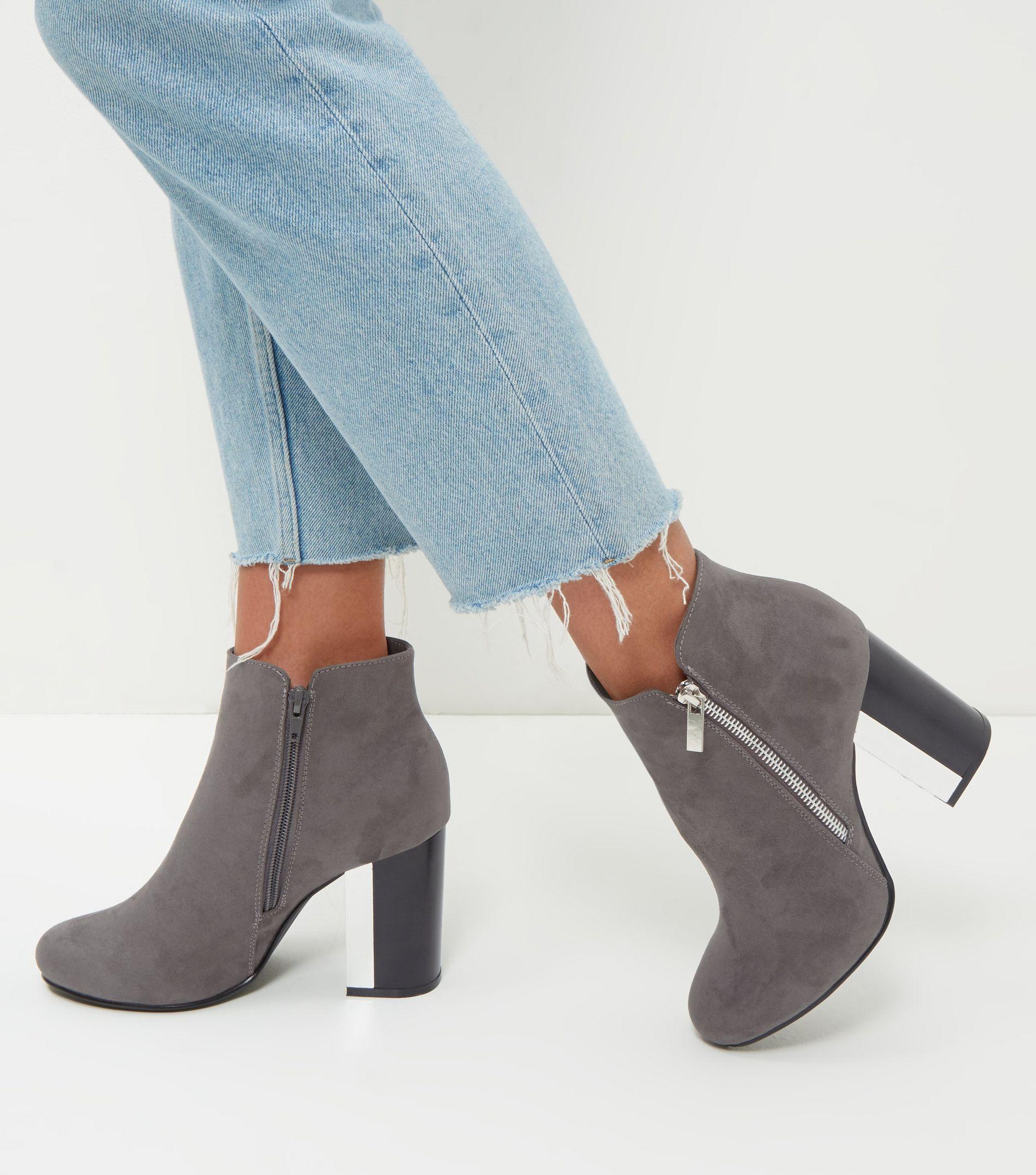 Shop New Look Grey Boots | UP TO 55% OFF