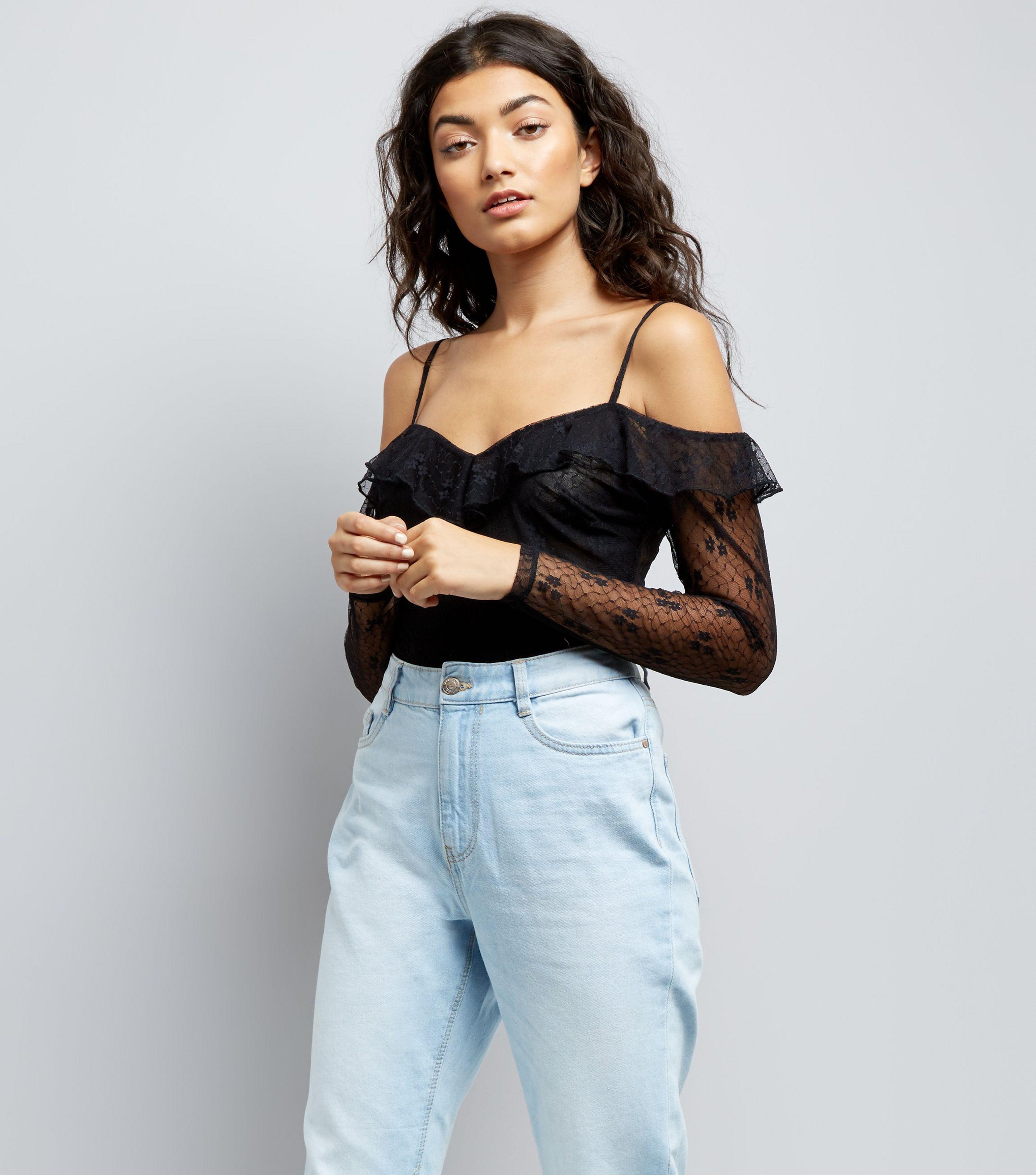 new look lace bodysuit