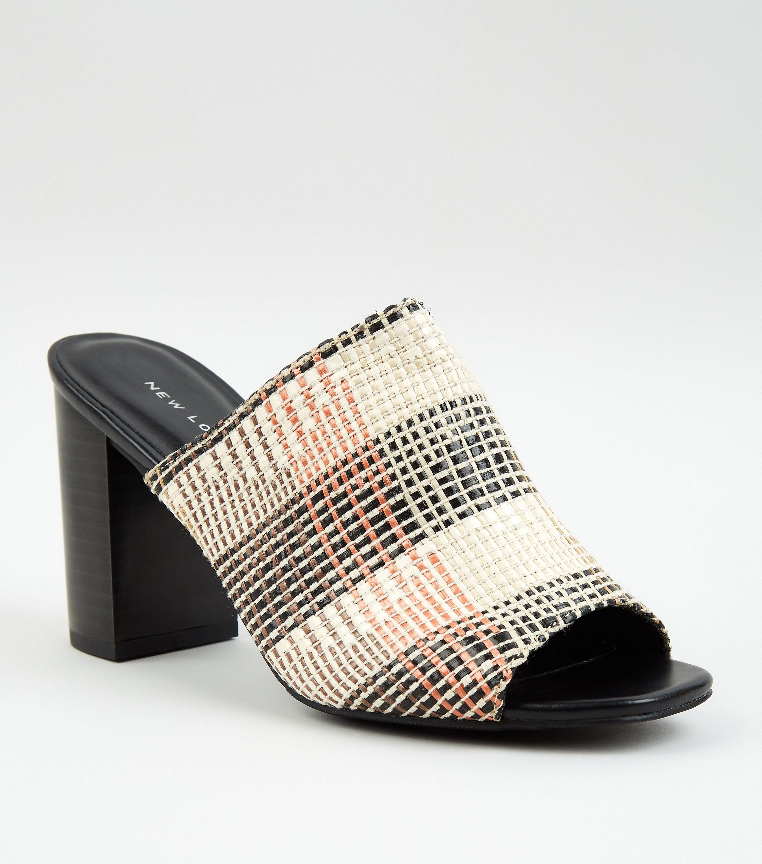camel suede block heel