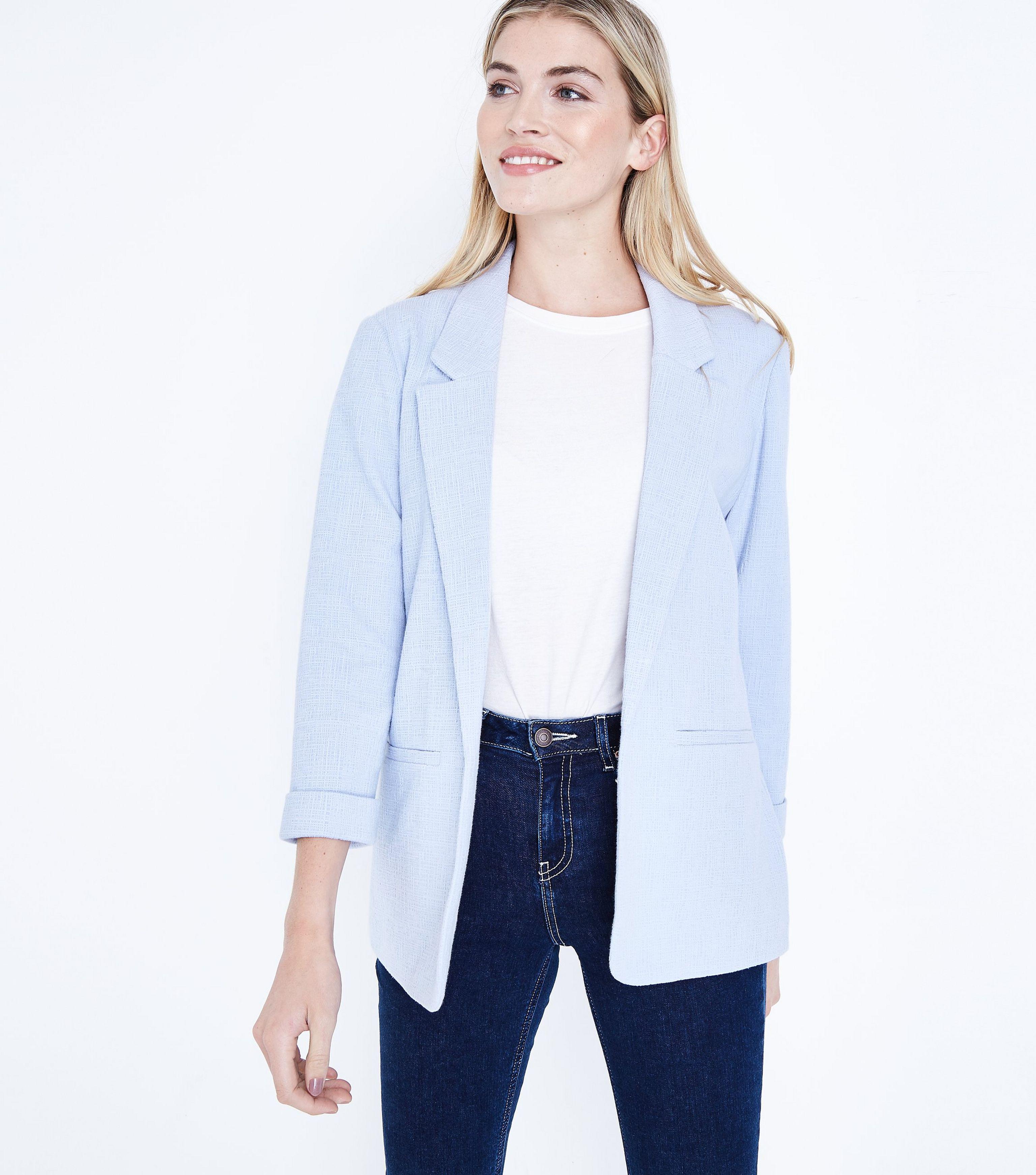 pale blue blazer