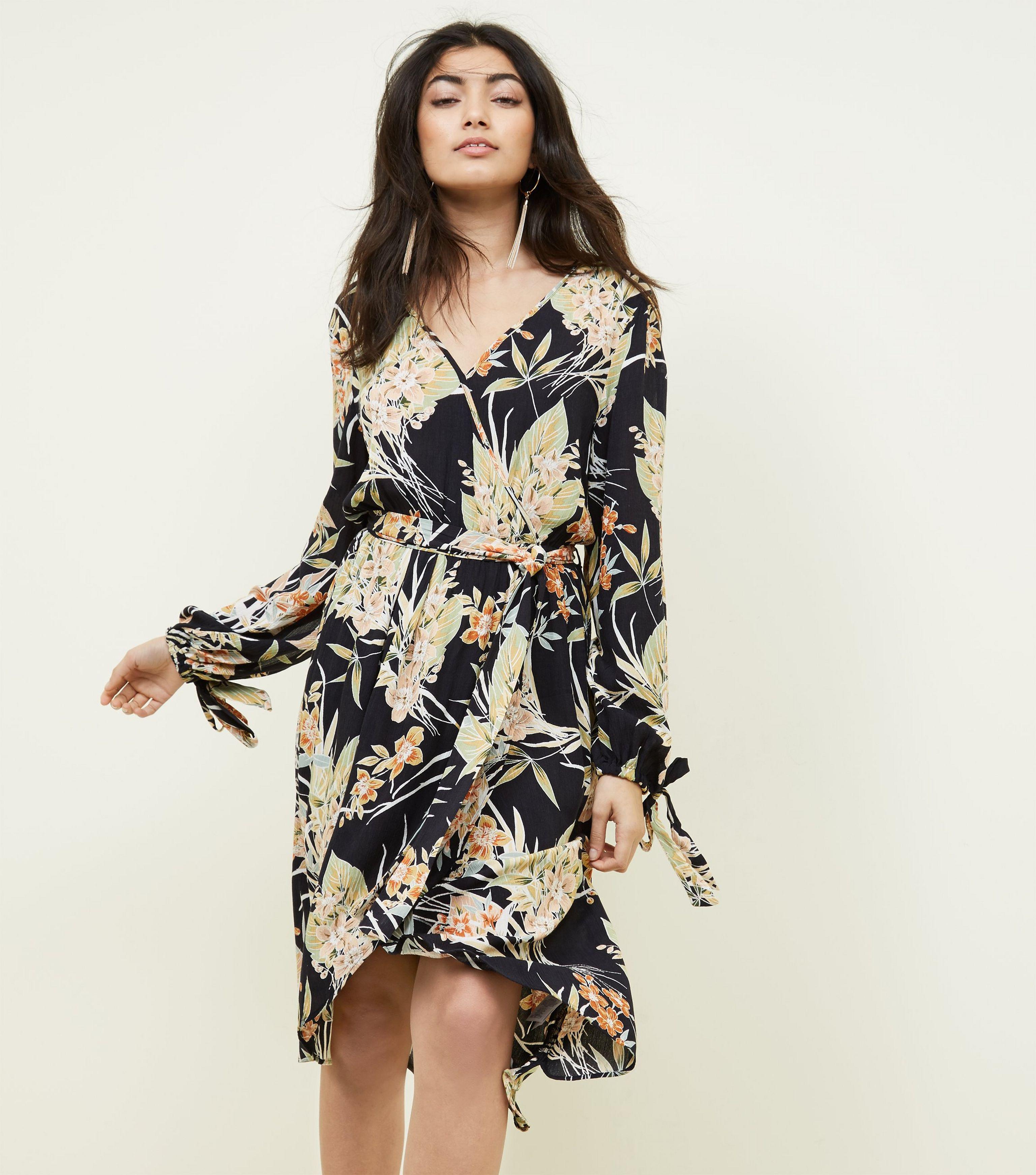 New Look Wrap Midi Dress Shop, 53% OFF ...