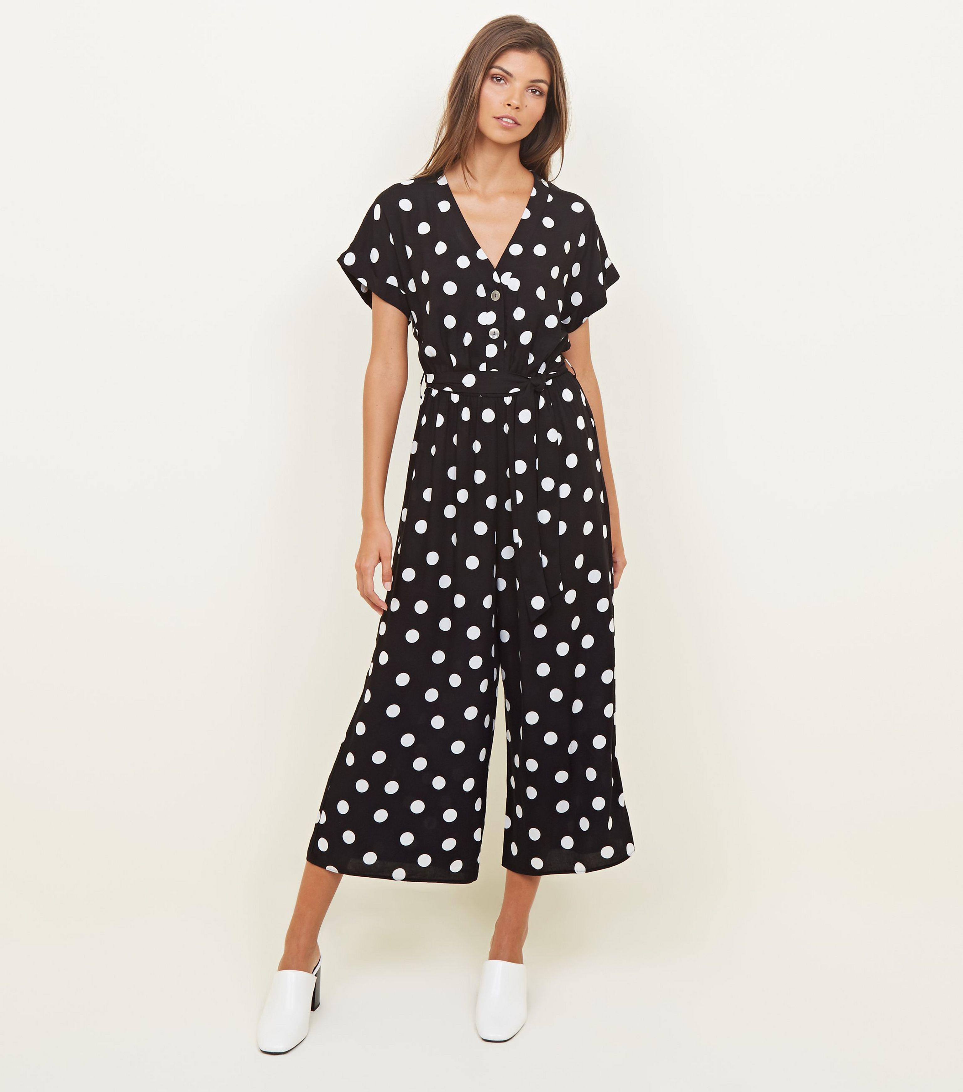new look spot jumpsuit