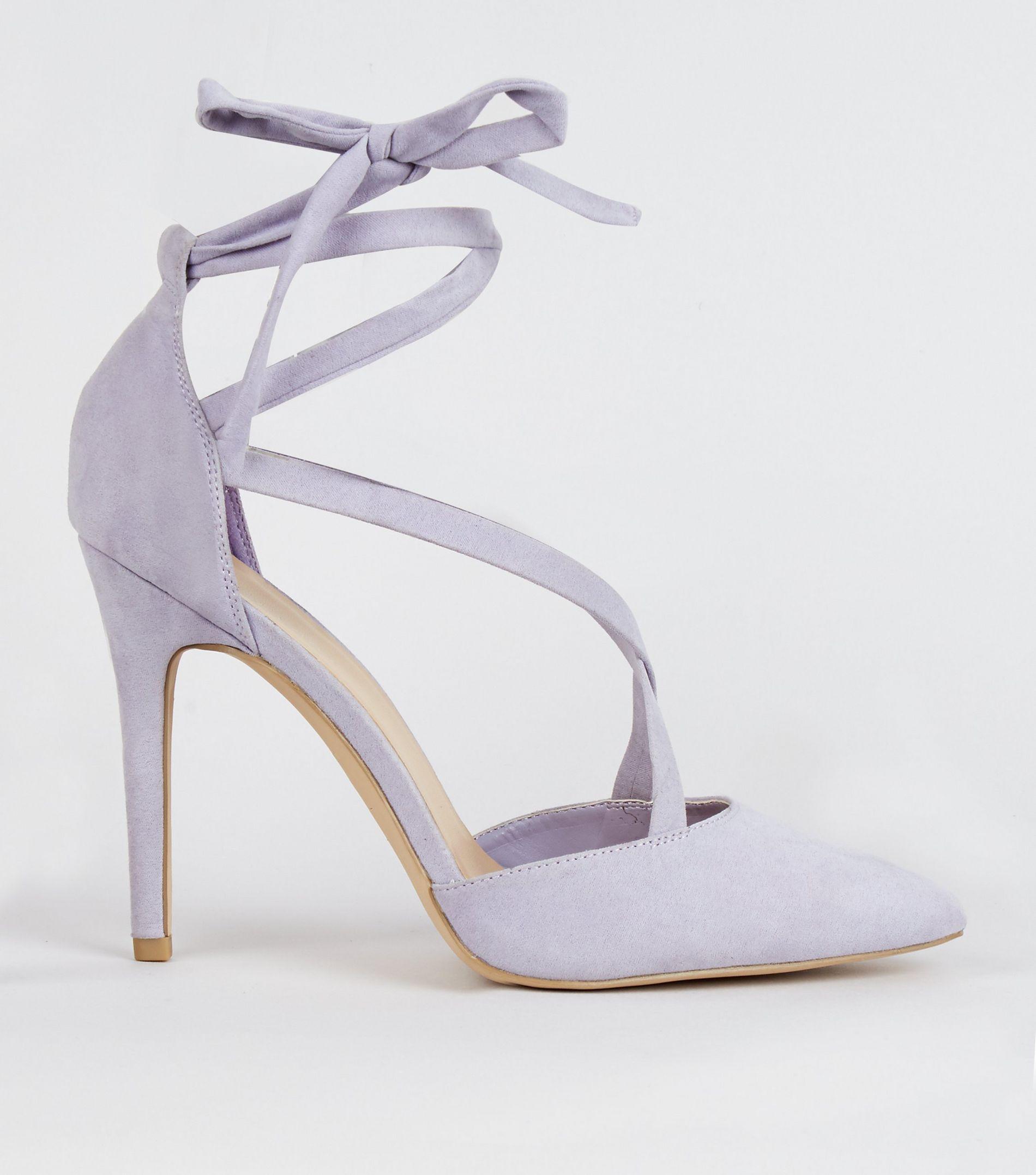 new look lilac heels
