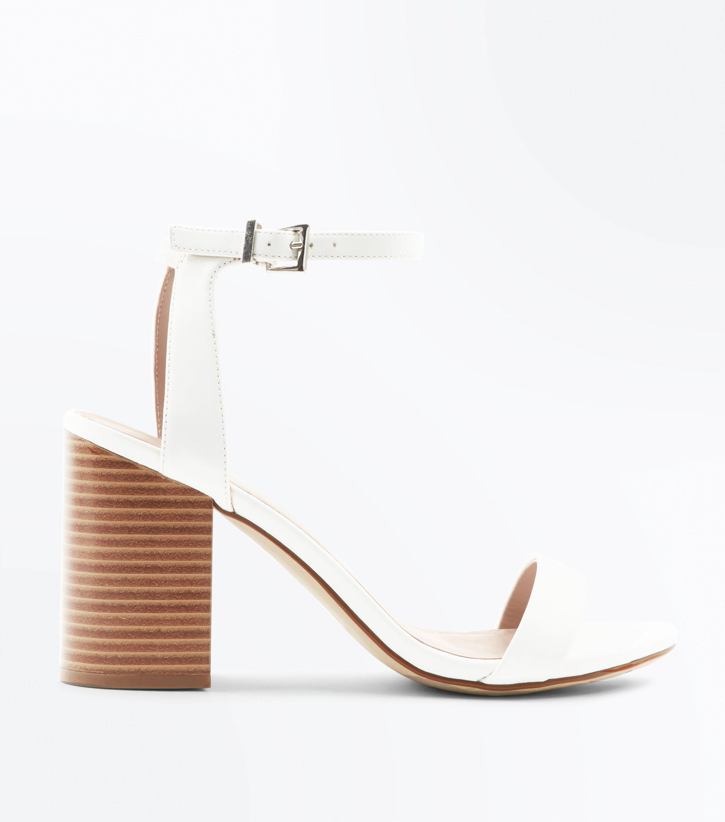 wood block heels