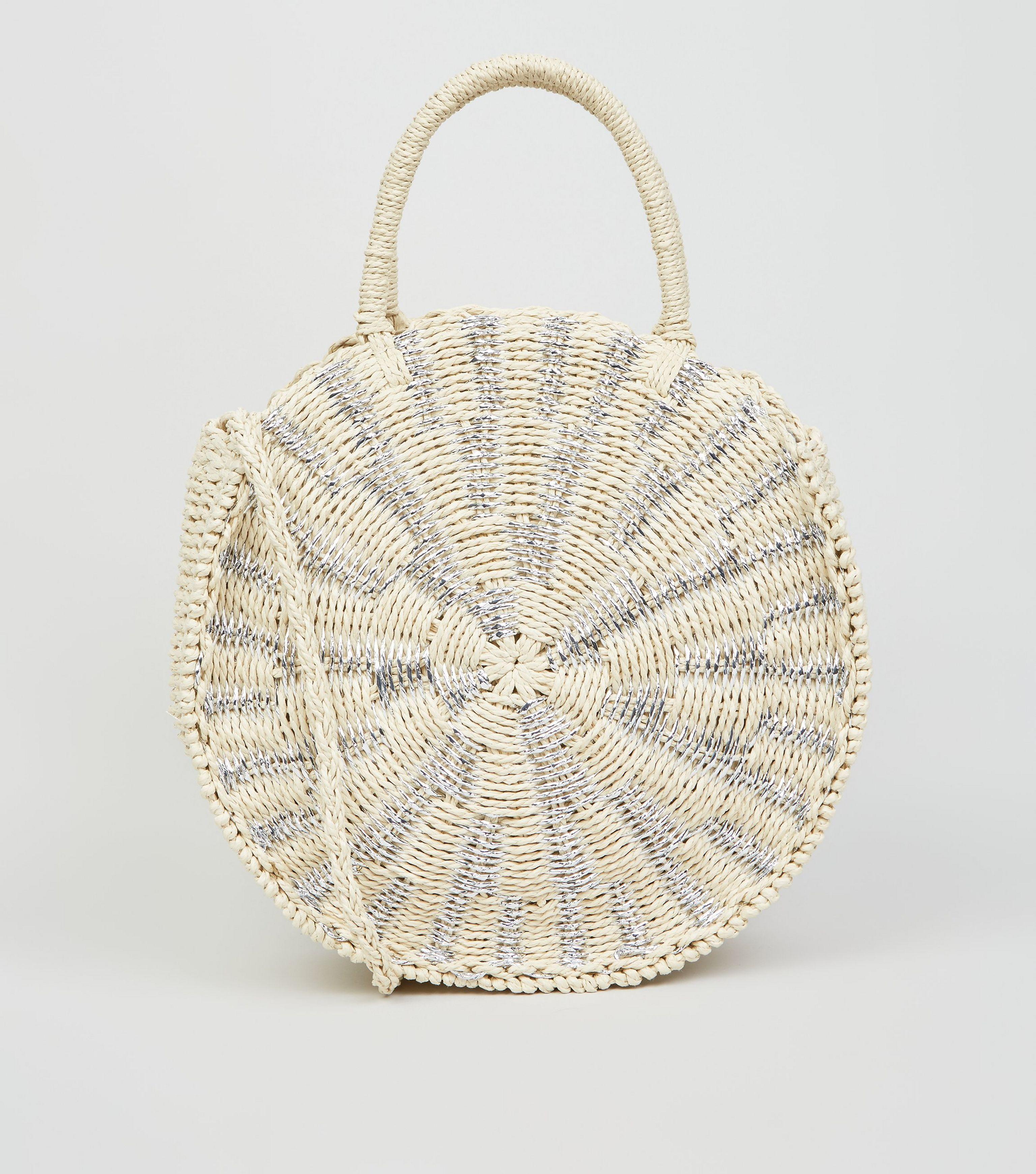new look wicker bag