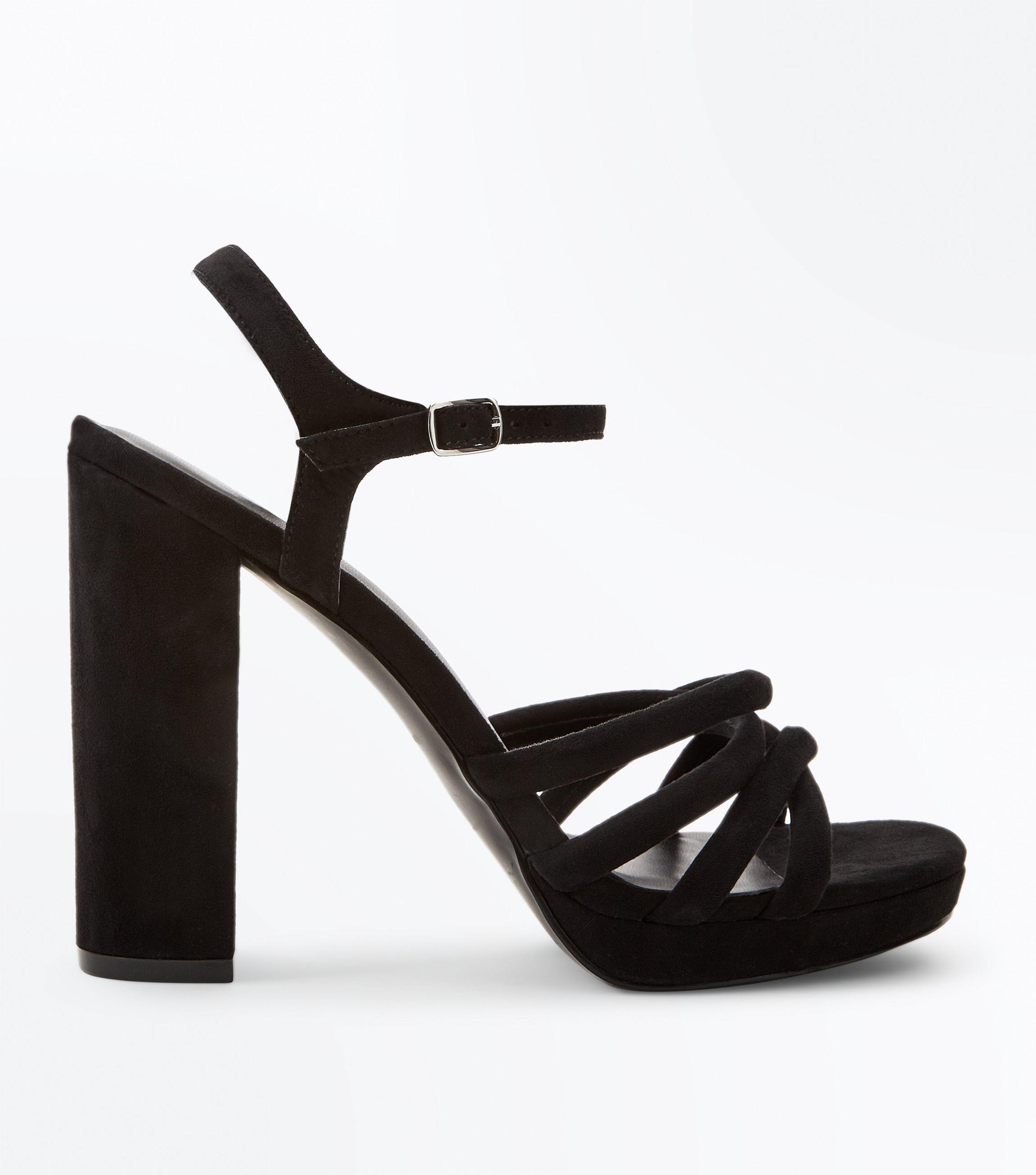 new look black heels