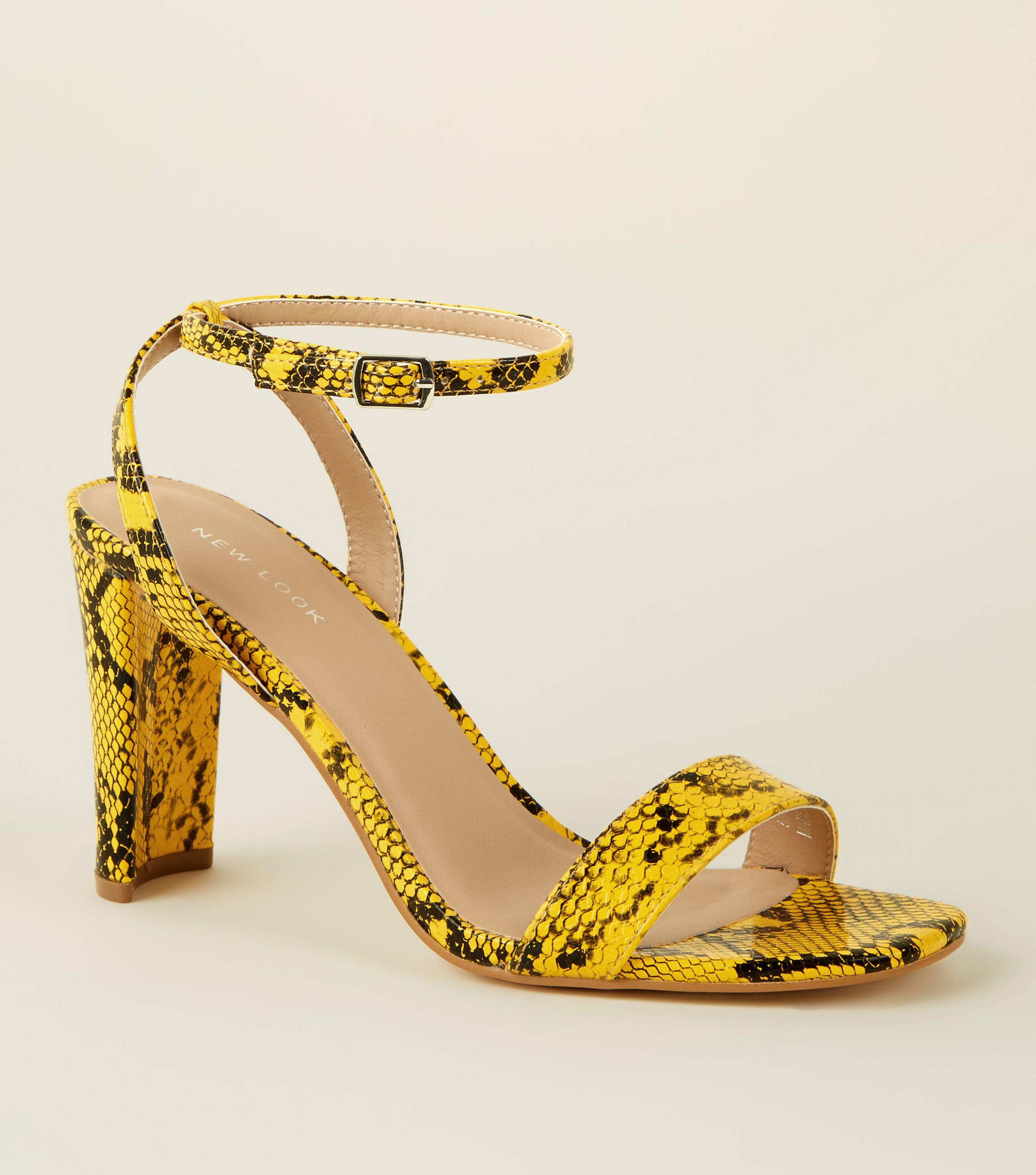 new look snake heels