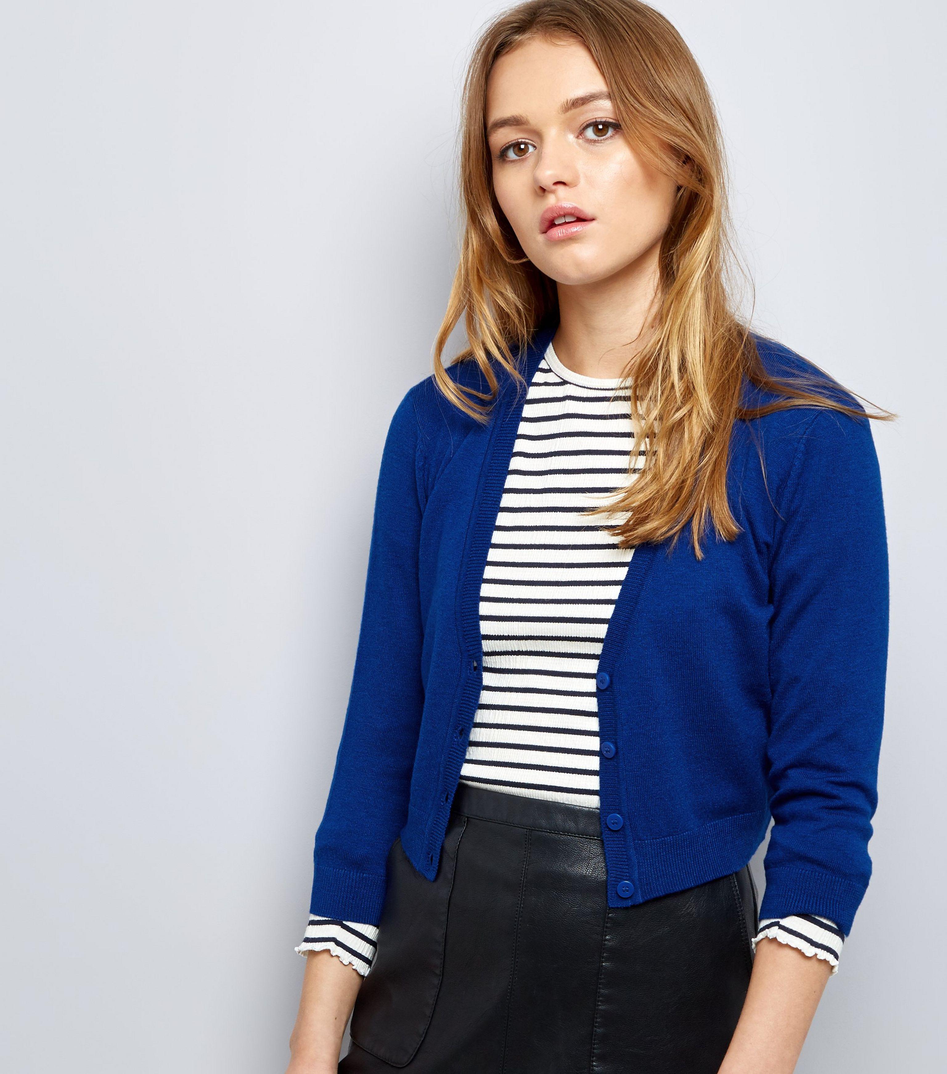 new look cropped cardigan