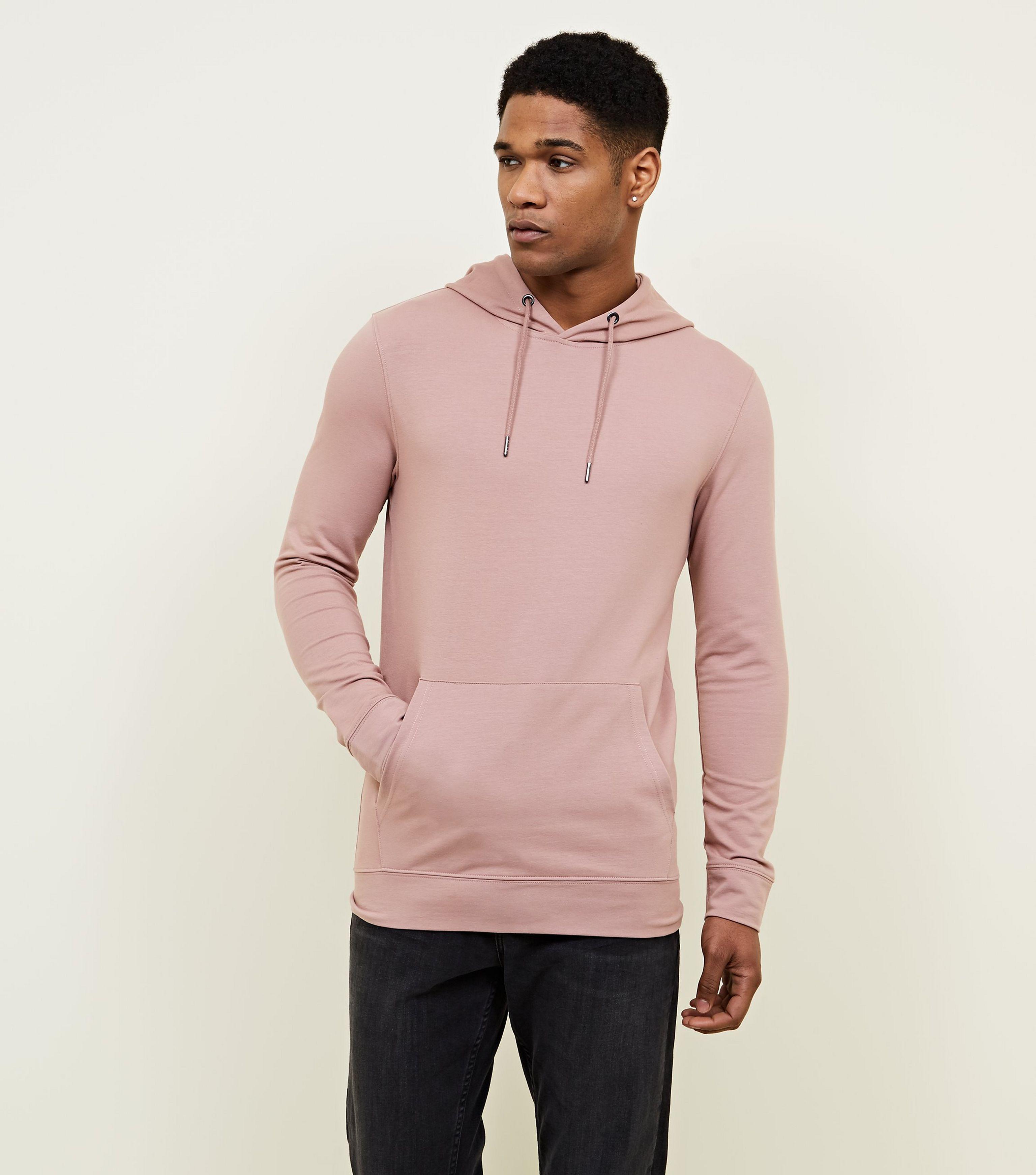 new look muscle fit hoodie