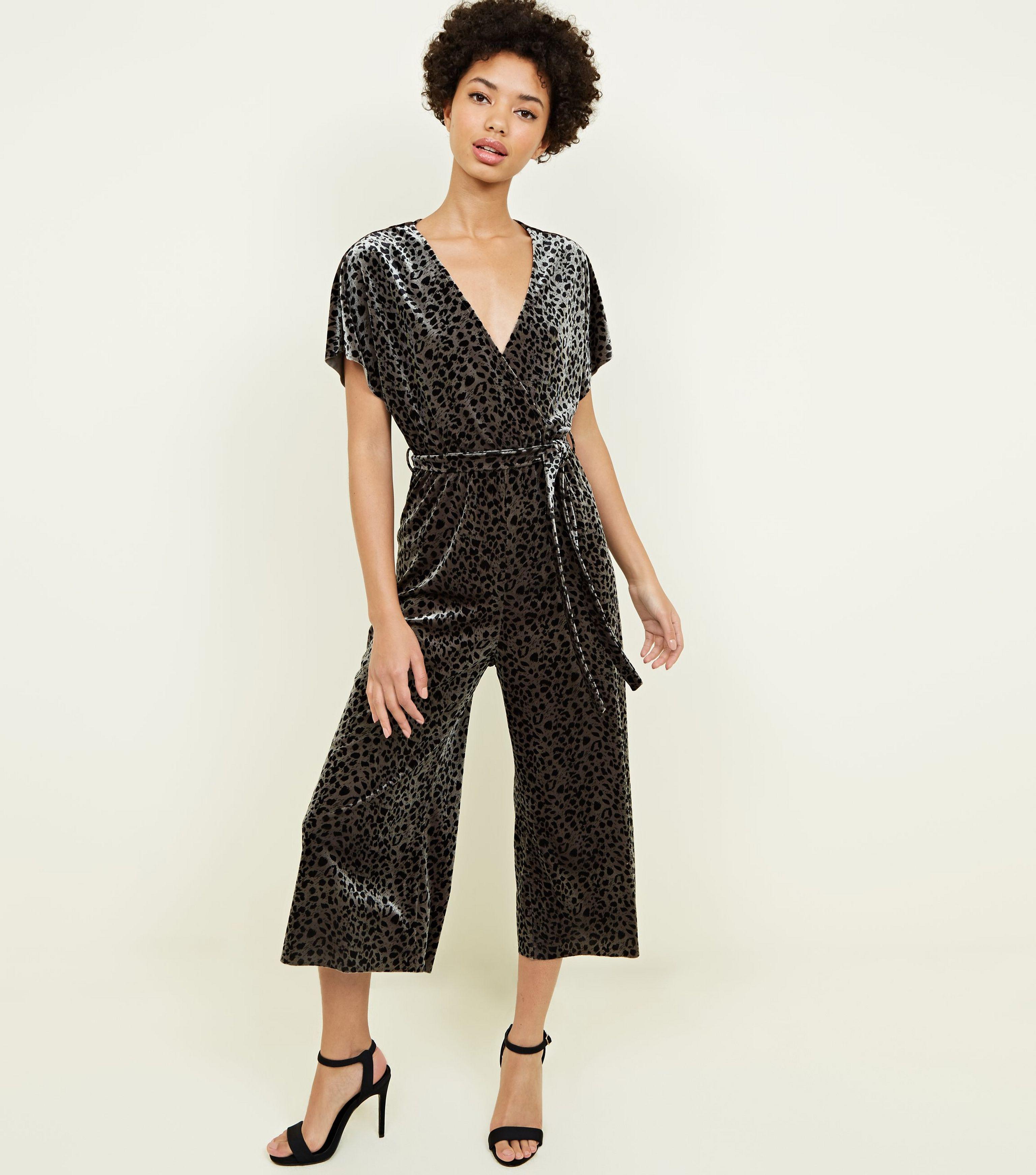 new look leopard print jumpsuit