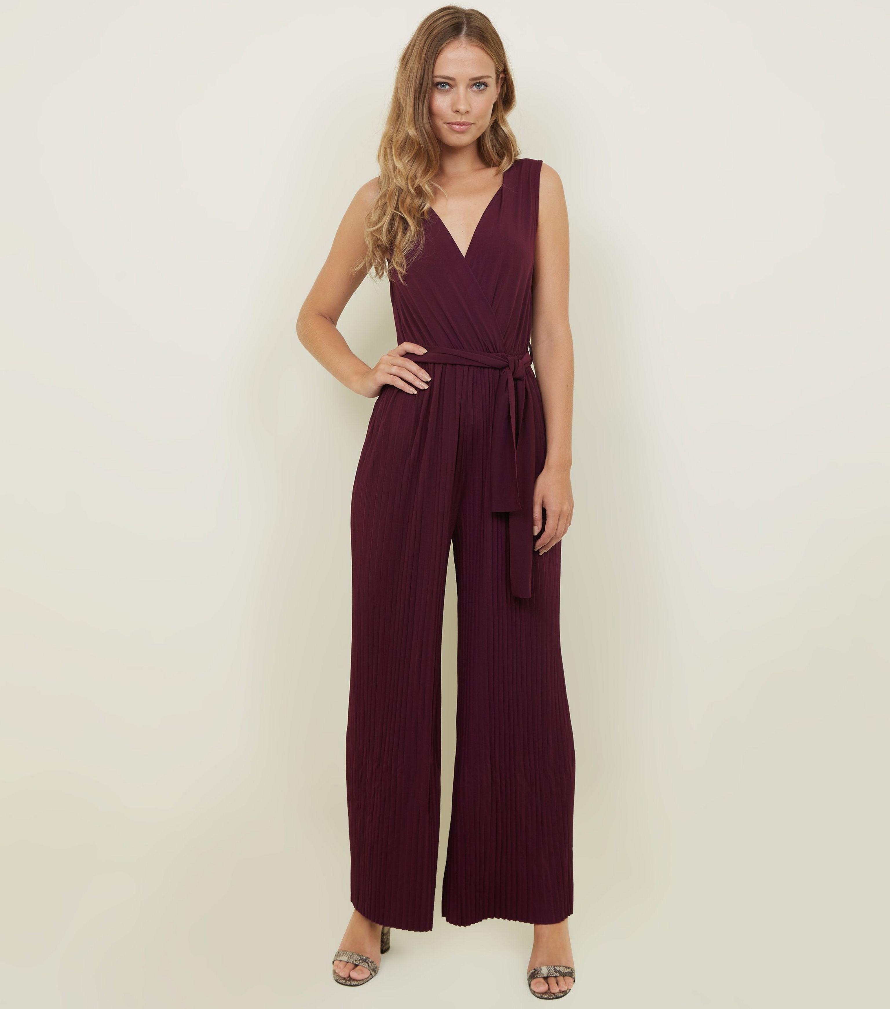 ax paris pleated jumpsuit
