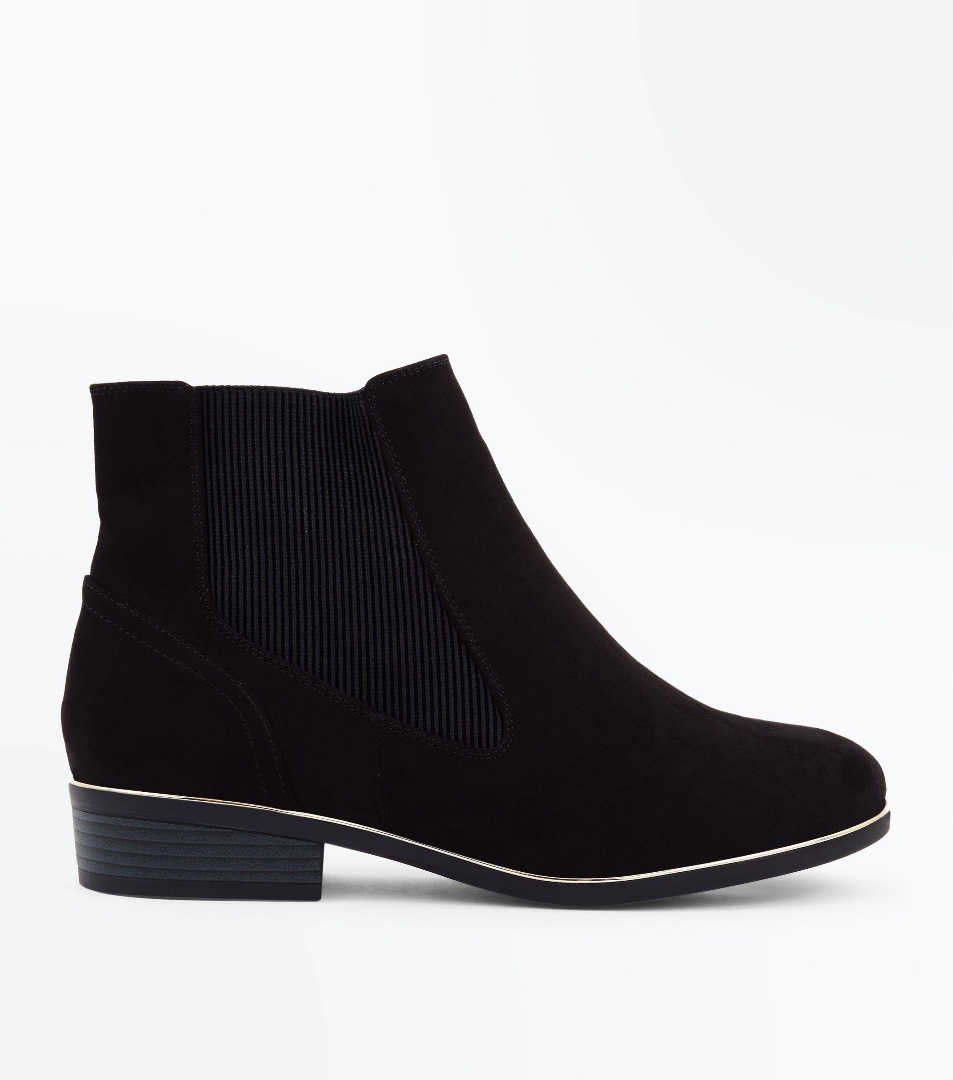 new look wide fit biker boots