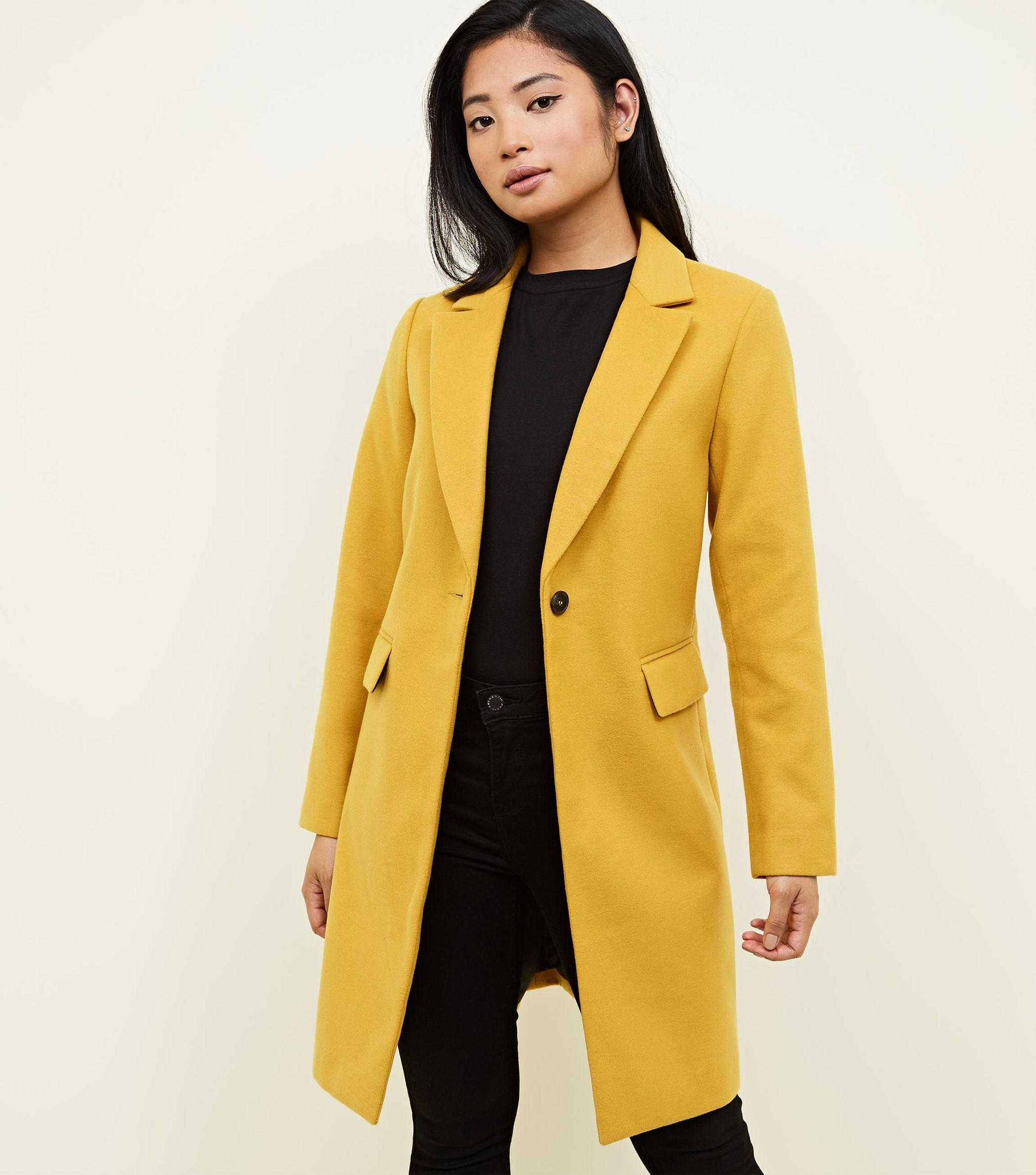 mustard coat petite