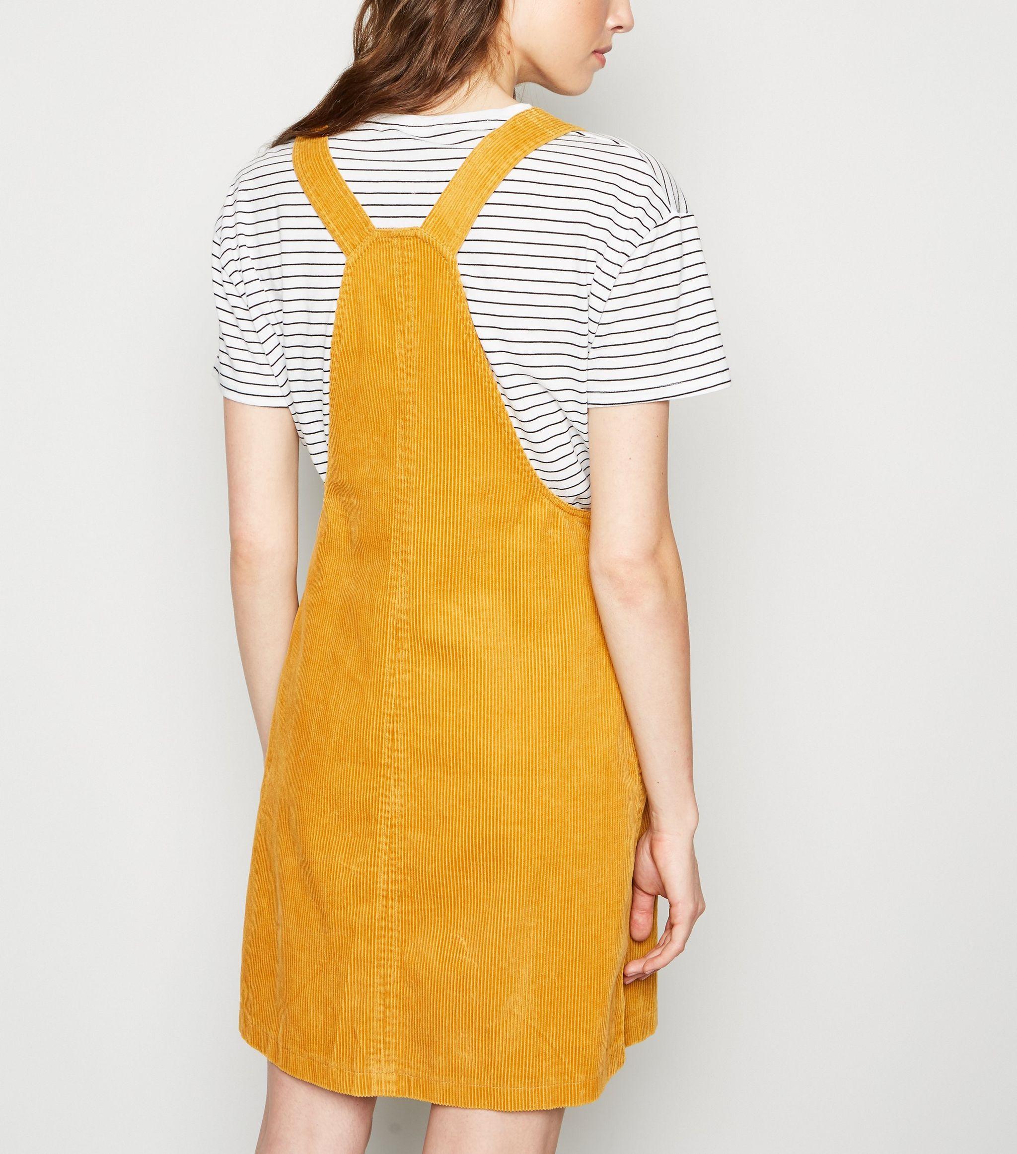 Corduroy Dungaree Pinafore Dress 