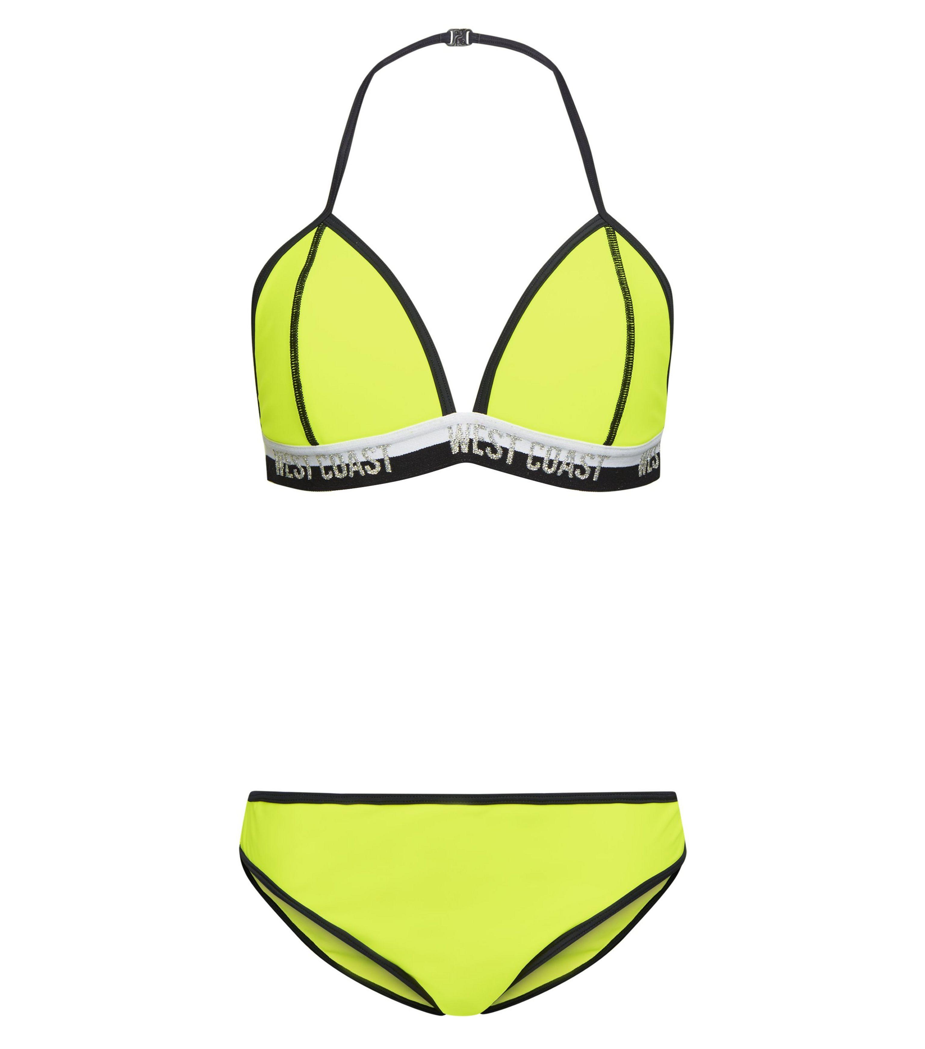 girls neon bikini