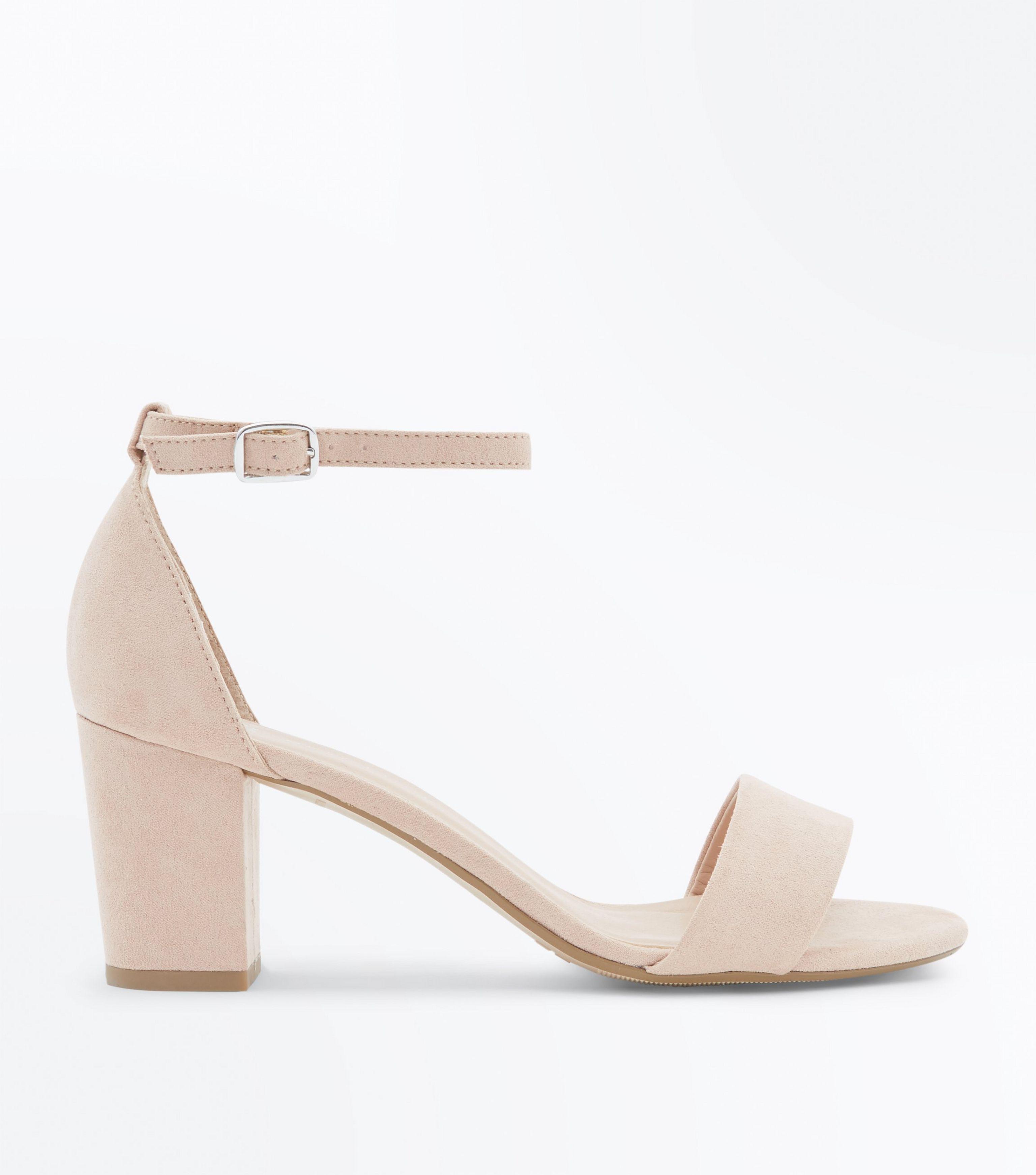 New Look Girls Nude Suedette Mid Heel Sandals In Natural Lyst New Look Girls Nude Suedette Mid Heel Sandals In Natural Lyst