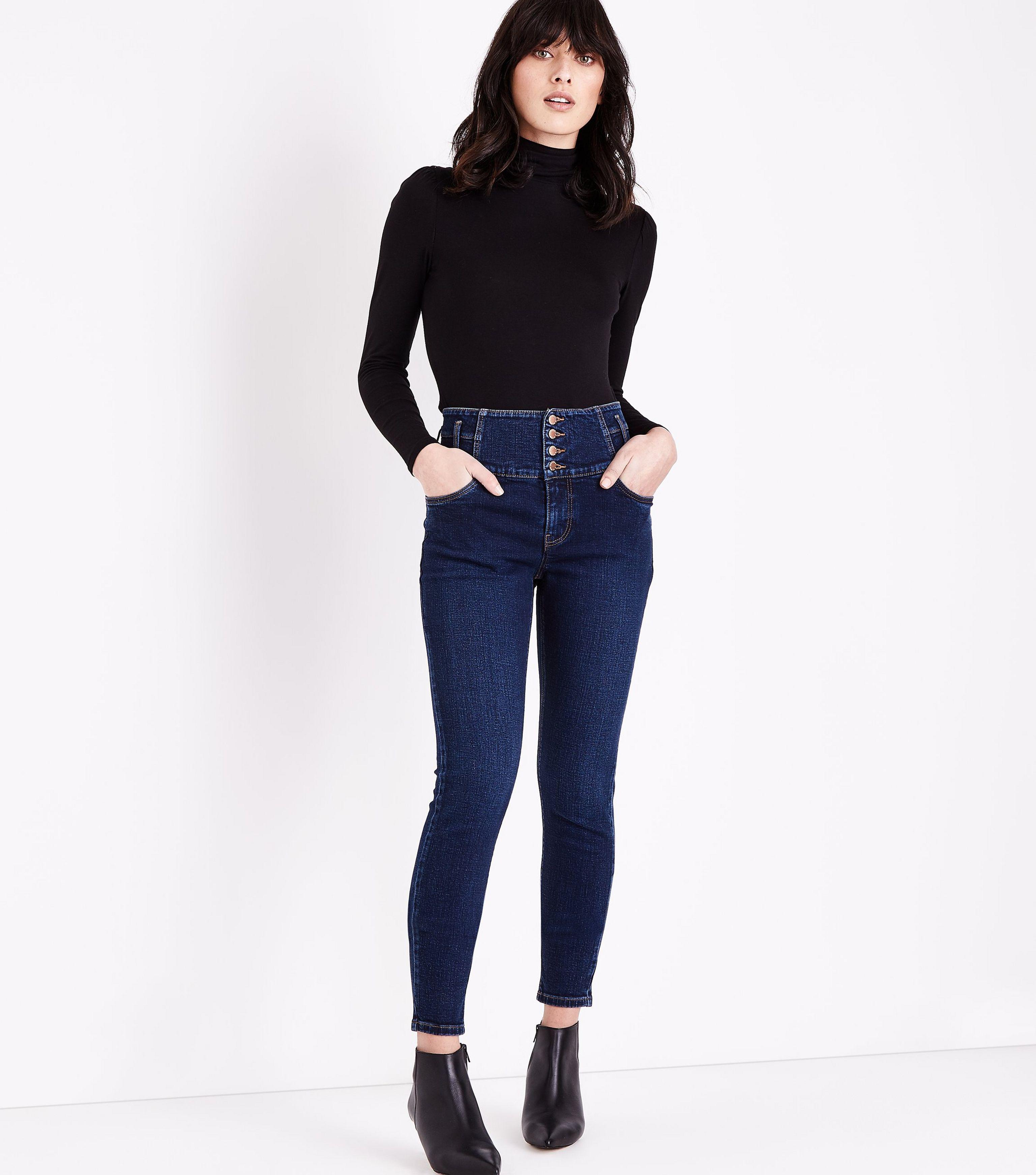 new look yazmin high waist skinny jeans
