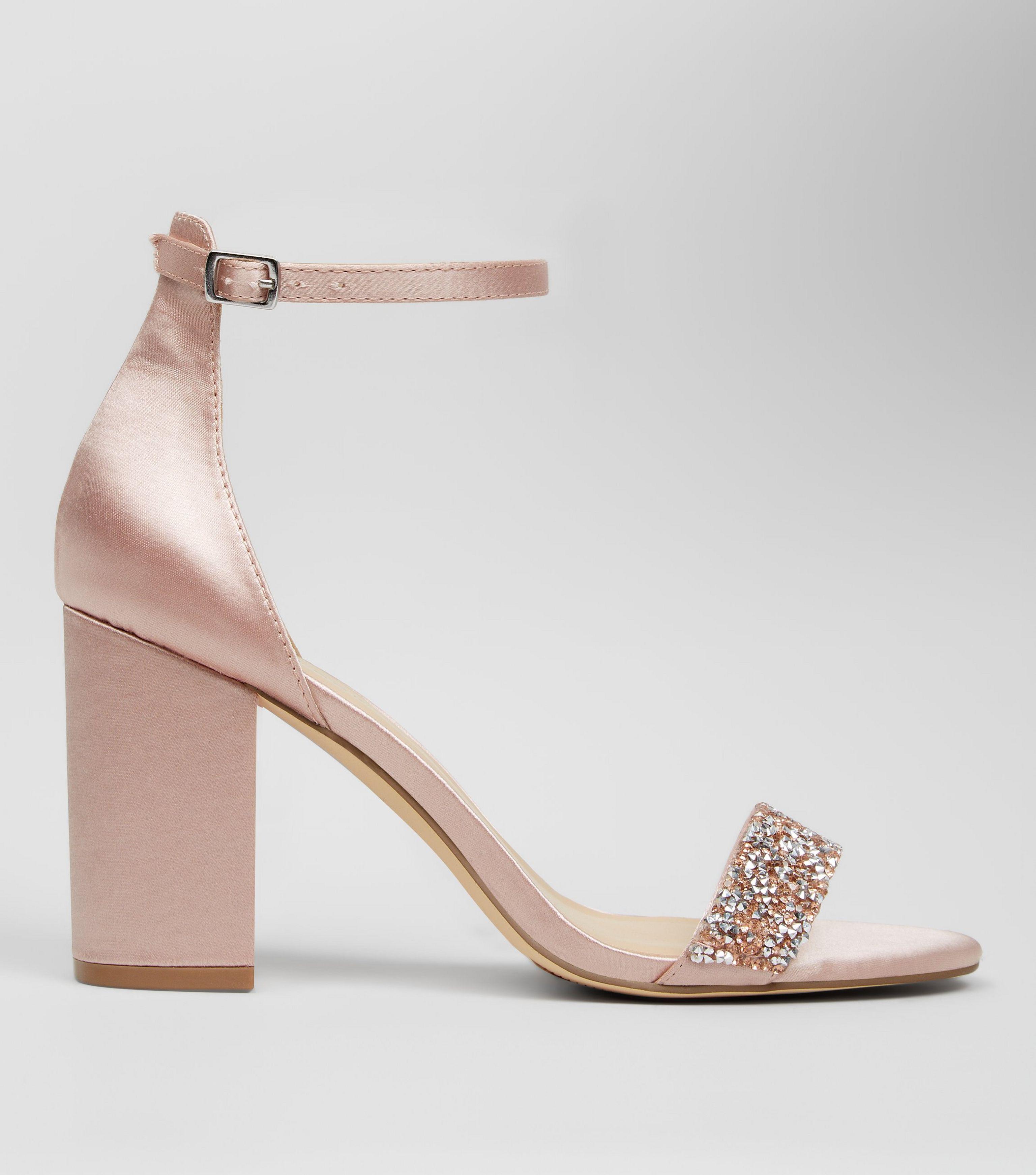 new look pink heels