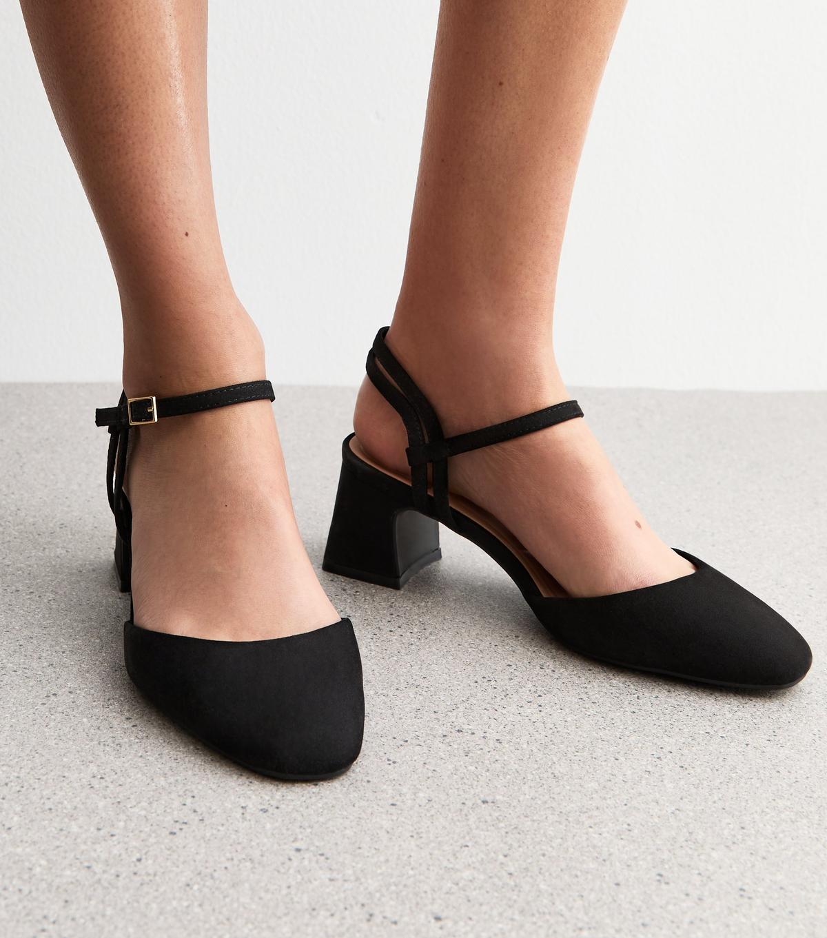 Sandals New Look Shoes Mid Heel New Look Black Heeled Sandals Wide